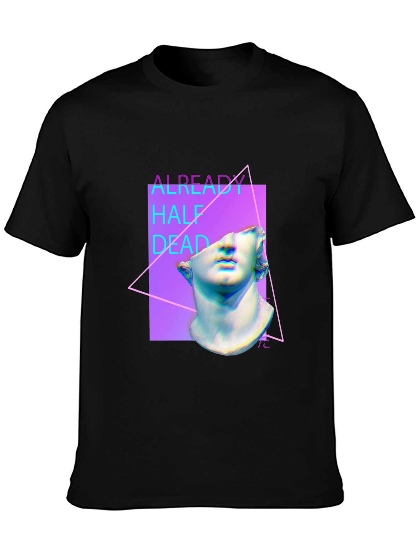 Already Half Dead Graphic T-Shirt - Black