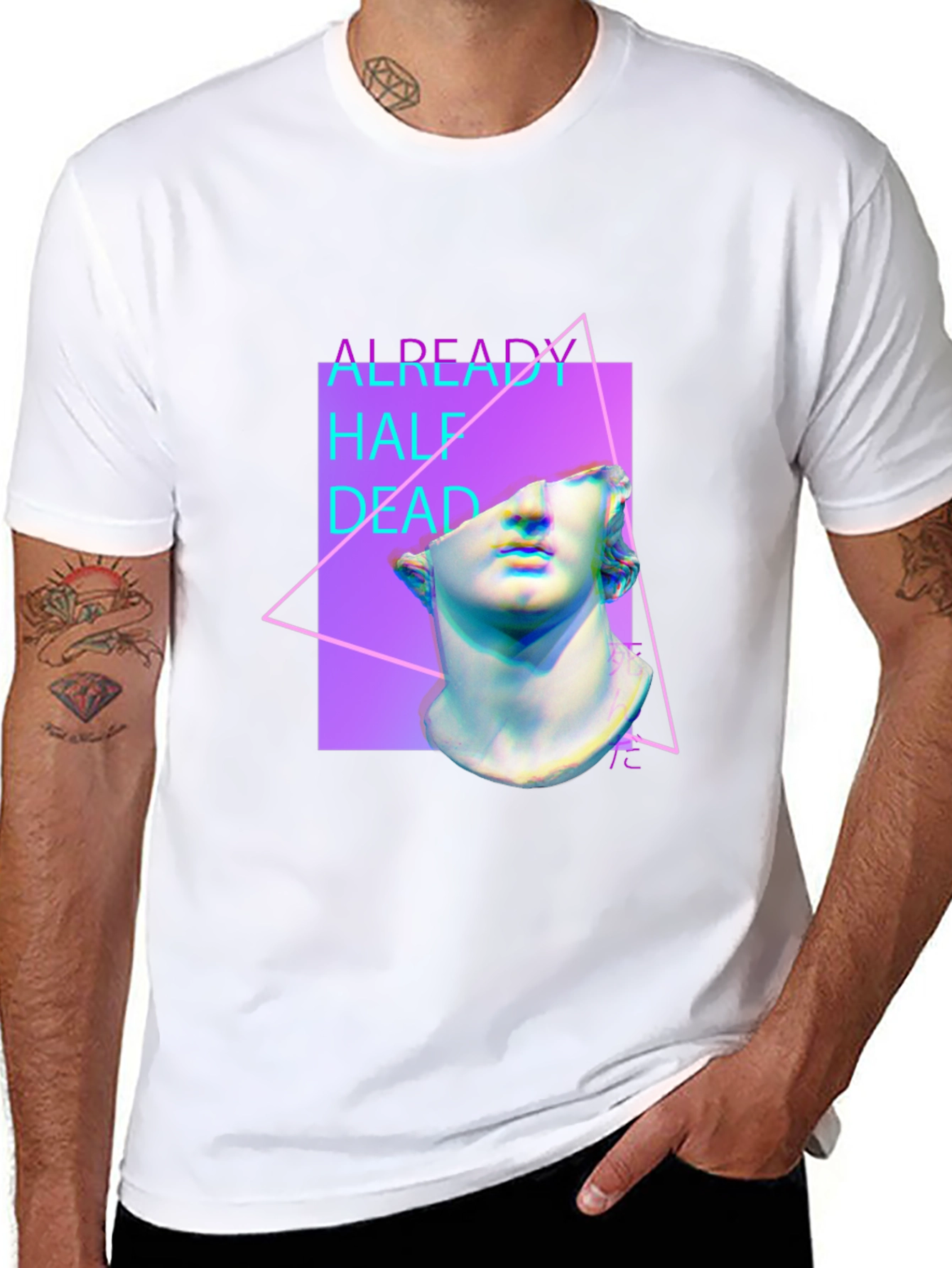 Already Half Dead Graphic T-Shirt - Black