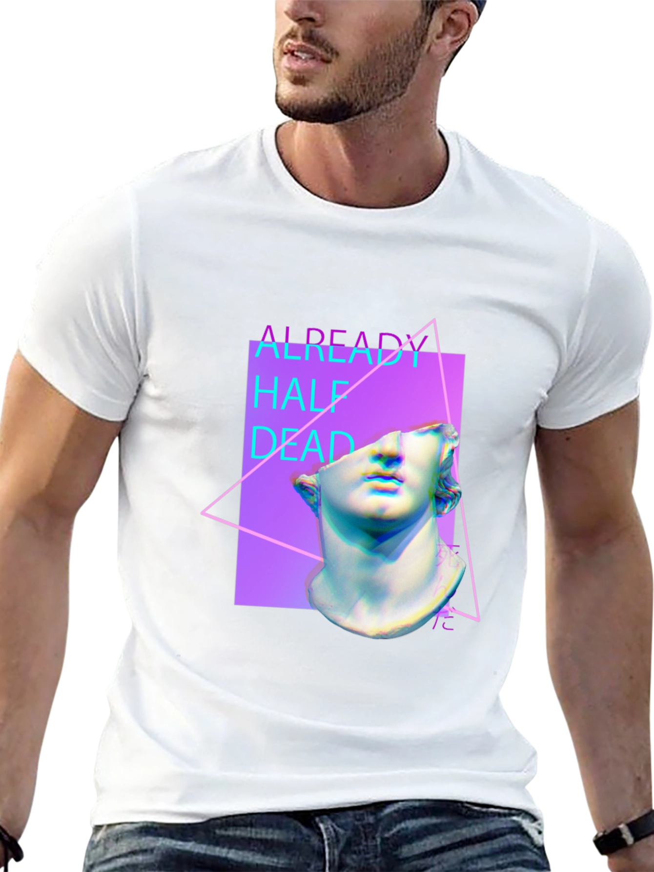 Already Half Dead Graphic T-Shirt - Black