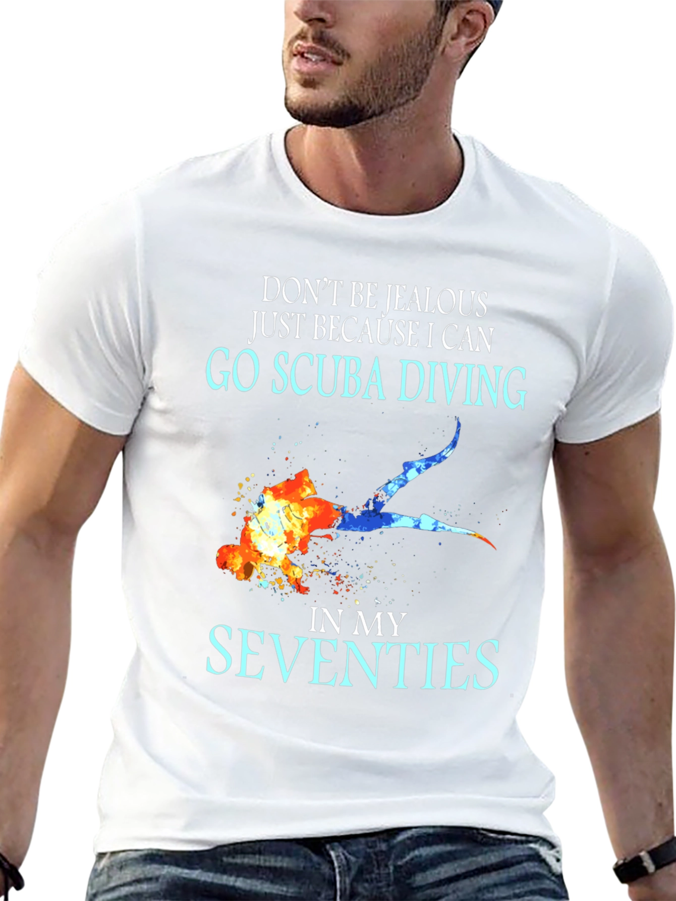 Scuba Diving Seventies T-Shirt