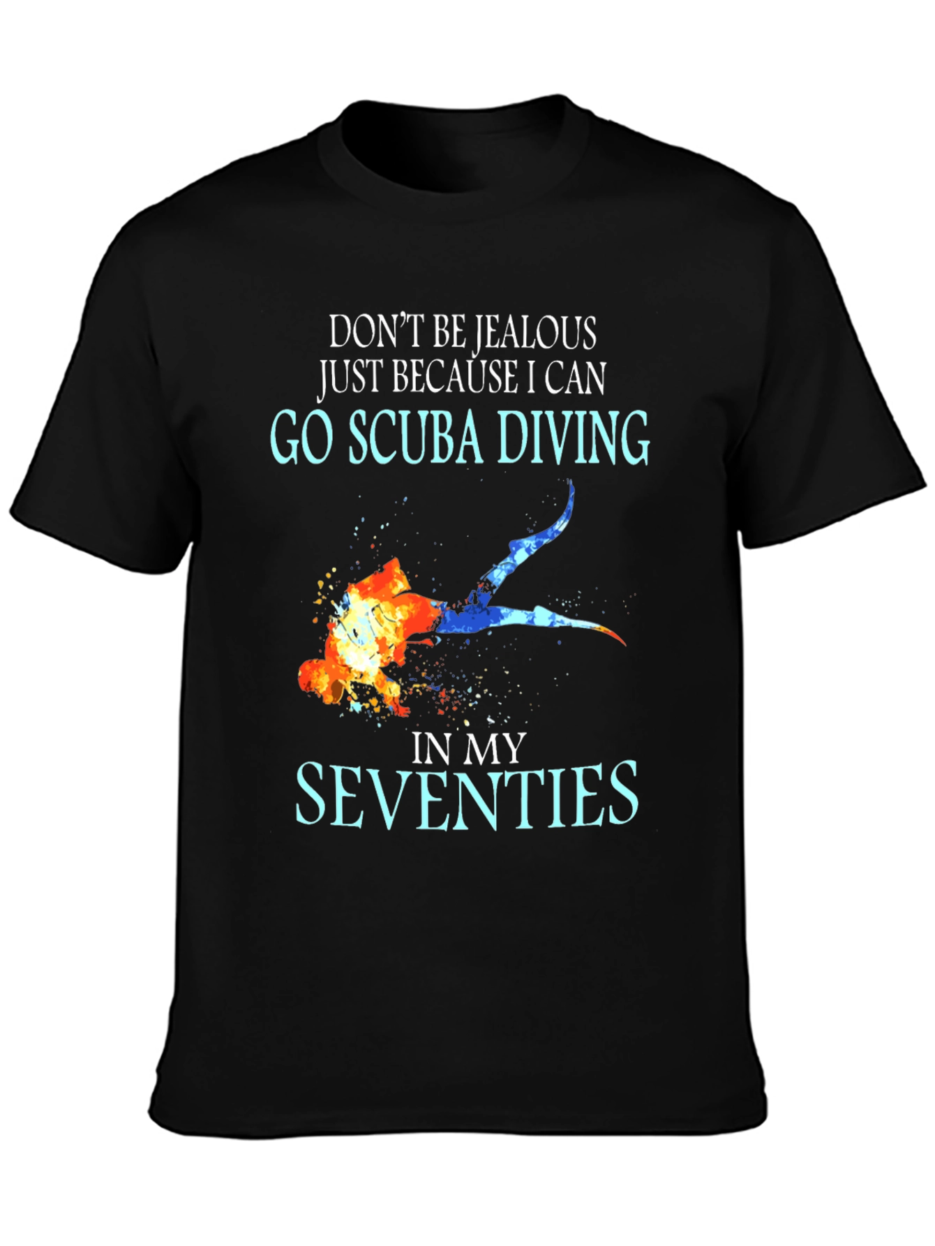 Scuba Diving Seventies T-Shirt