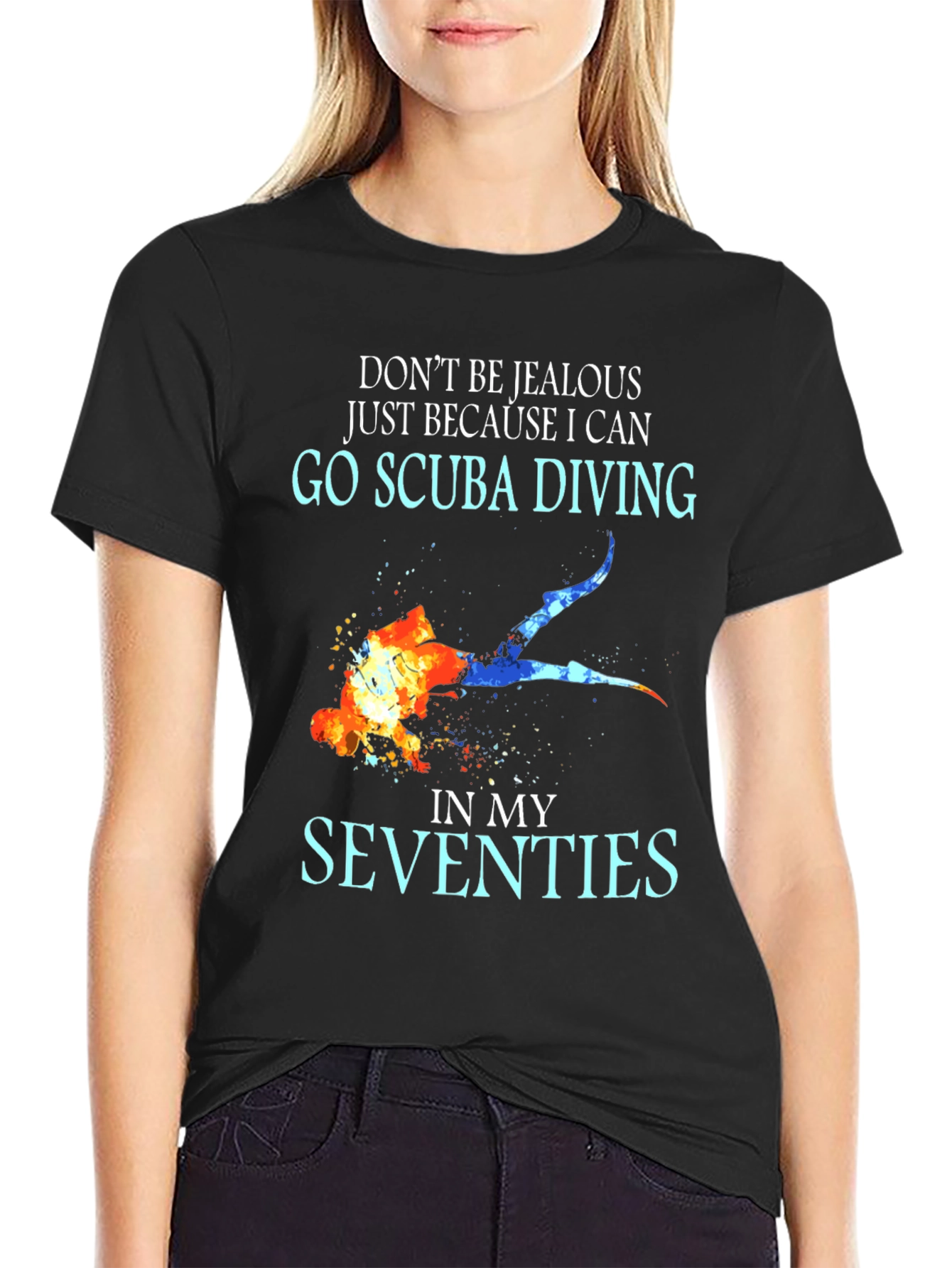 Scuba Diving Seventies T-Shirt