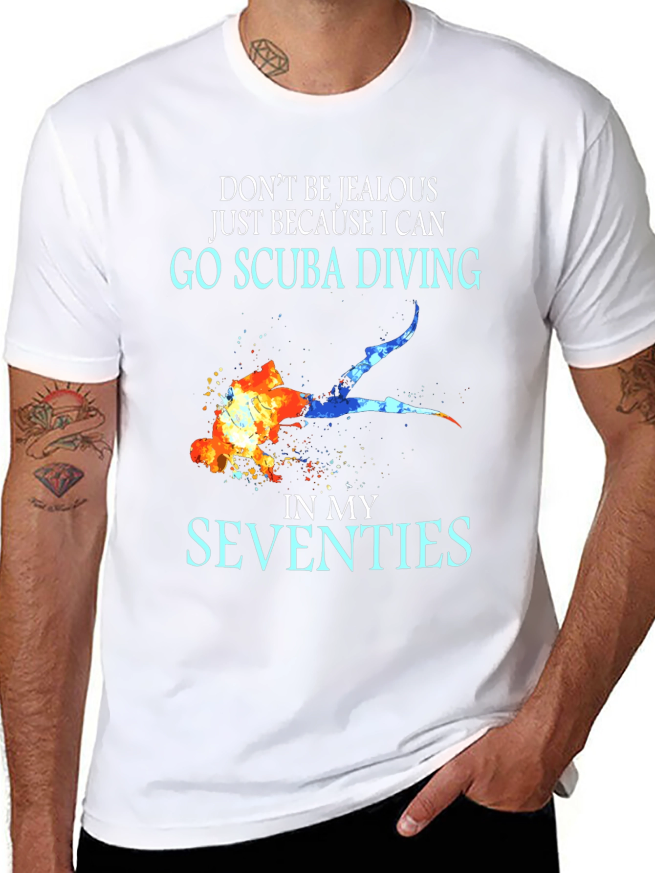 Scuba Diving Seventies T-Shirt