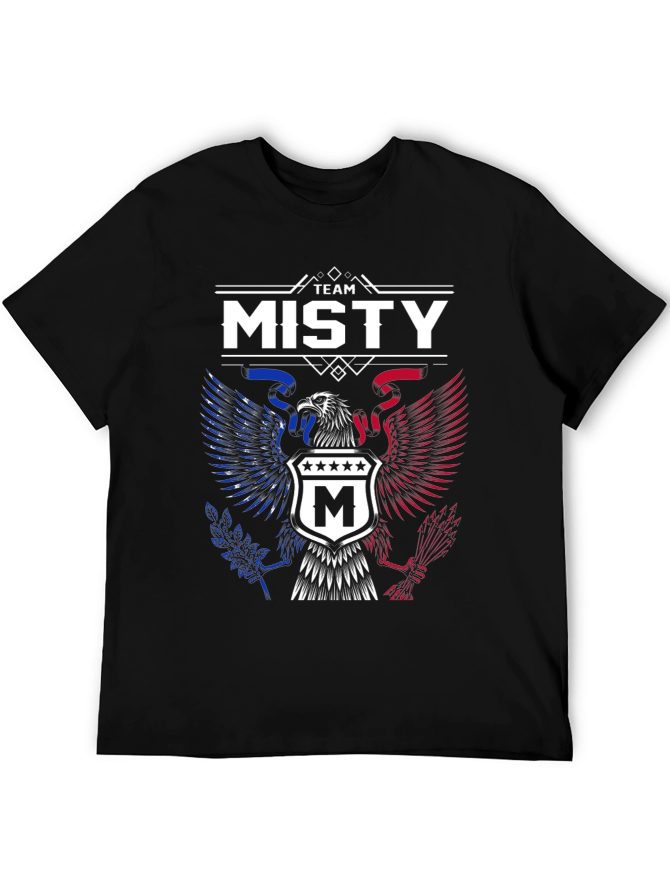 Team Misty Patriotic Eagle Crest T-Shirt