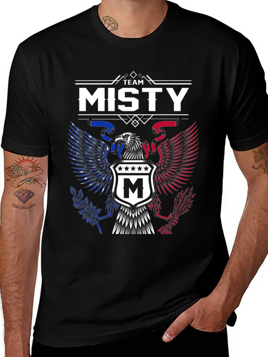 Team Misty Patriotic Eagle Crest T-Shirt