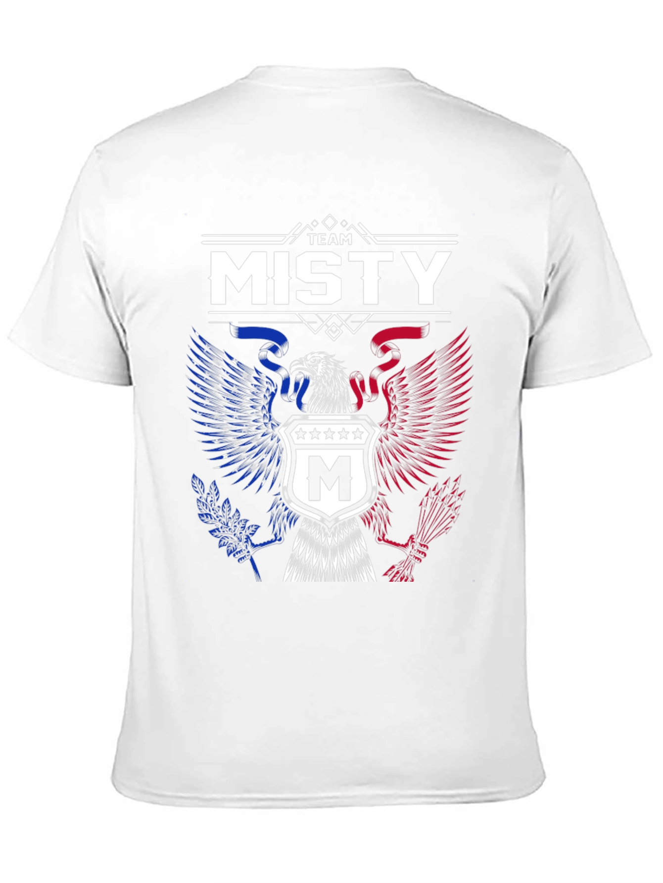 Team Misty Patriotic Eagle Crest T-Shirt