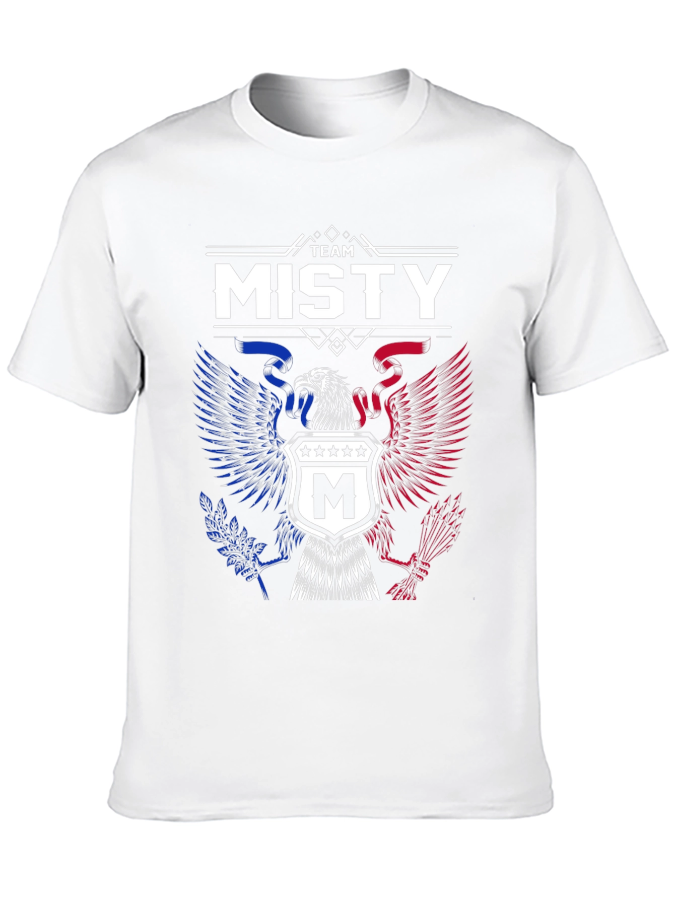 Team Misty Patriotic Eagle Crest T-Shirt