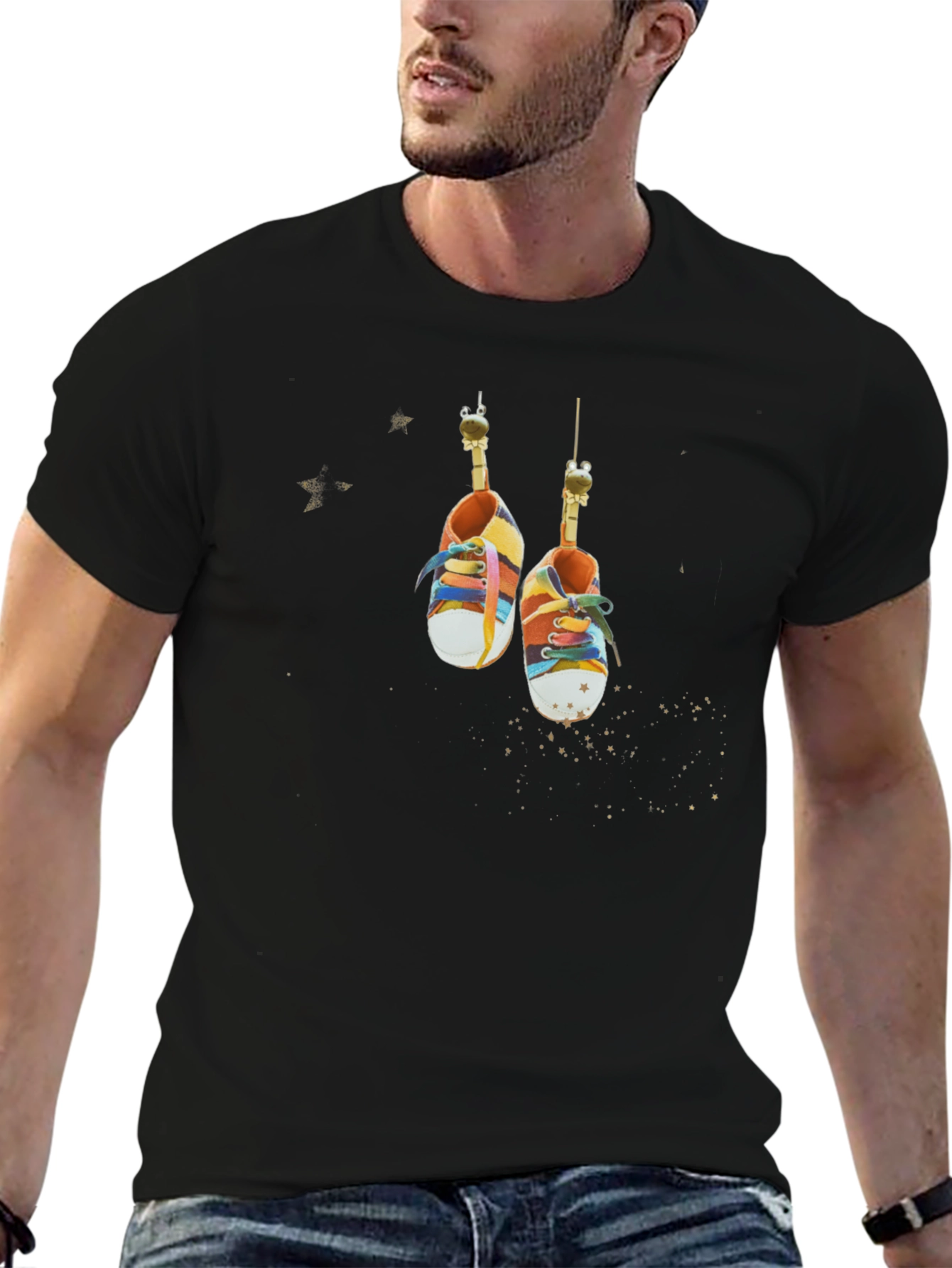 Shoes on a String T-Shirt - Quirky Fun!