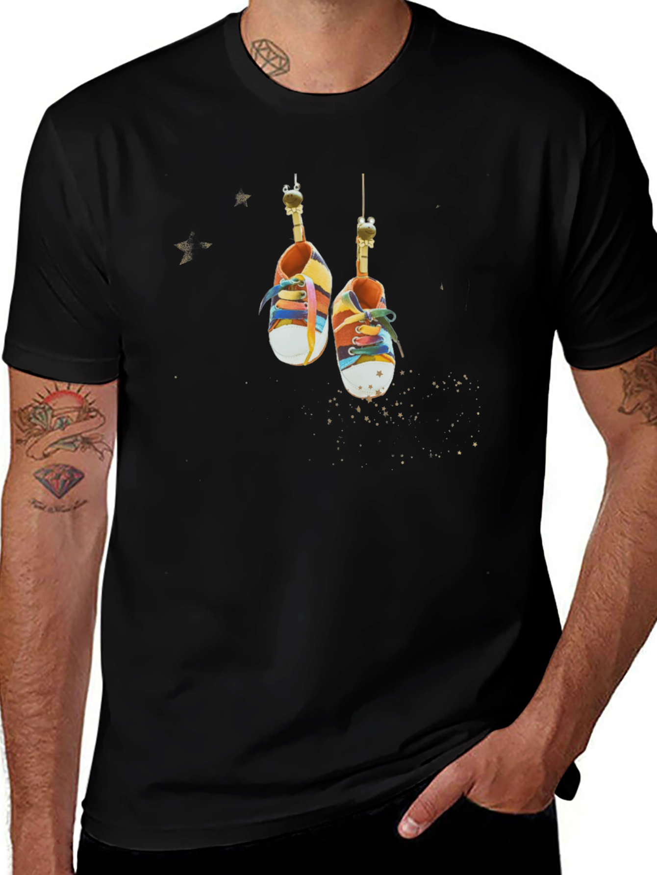 Shoes on a String T-Shirt - Quirky Fun!