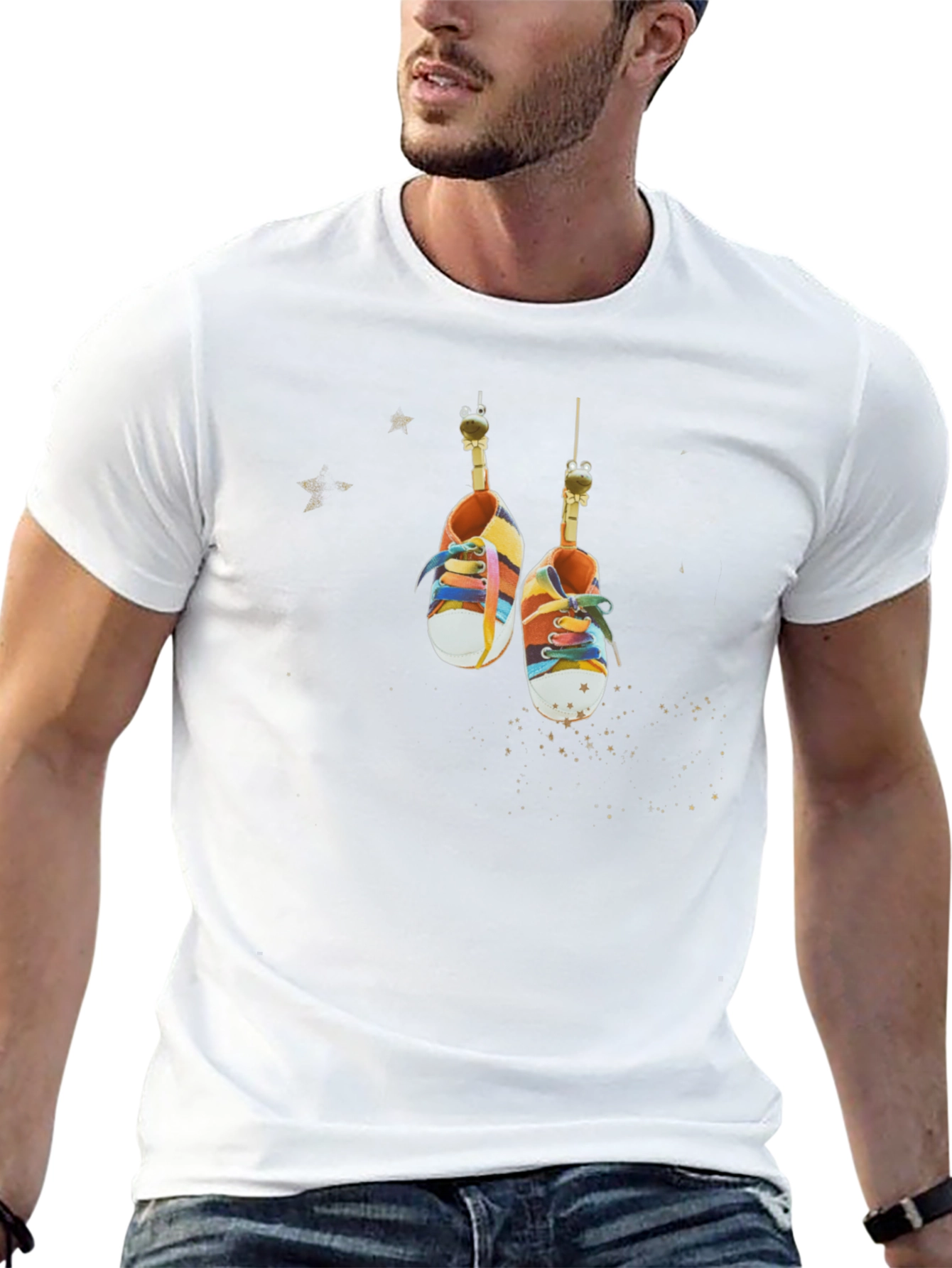 Shoes on a String T-Shirt - Quirky Fun!