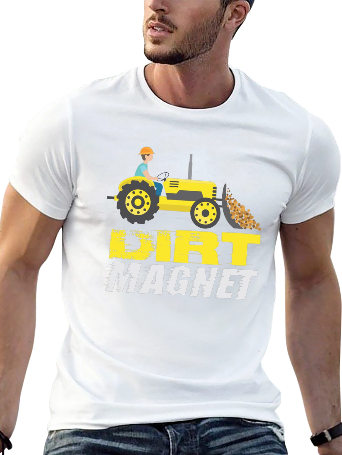 Dirt Magnet Tractor T-Shirt | Funny Farm Tee