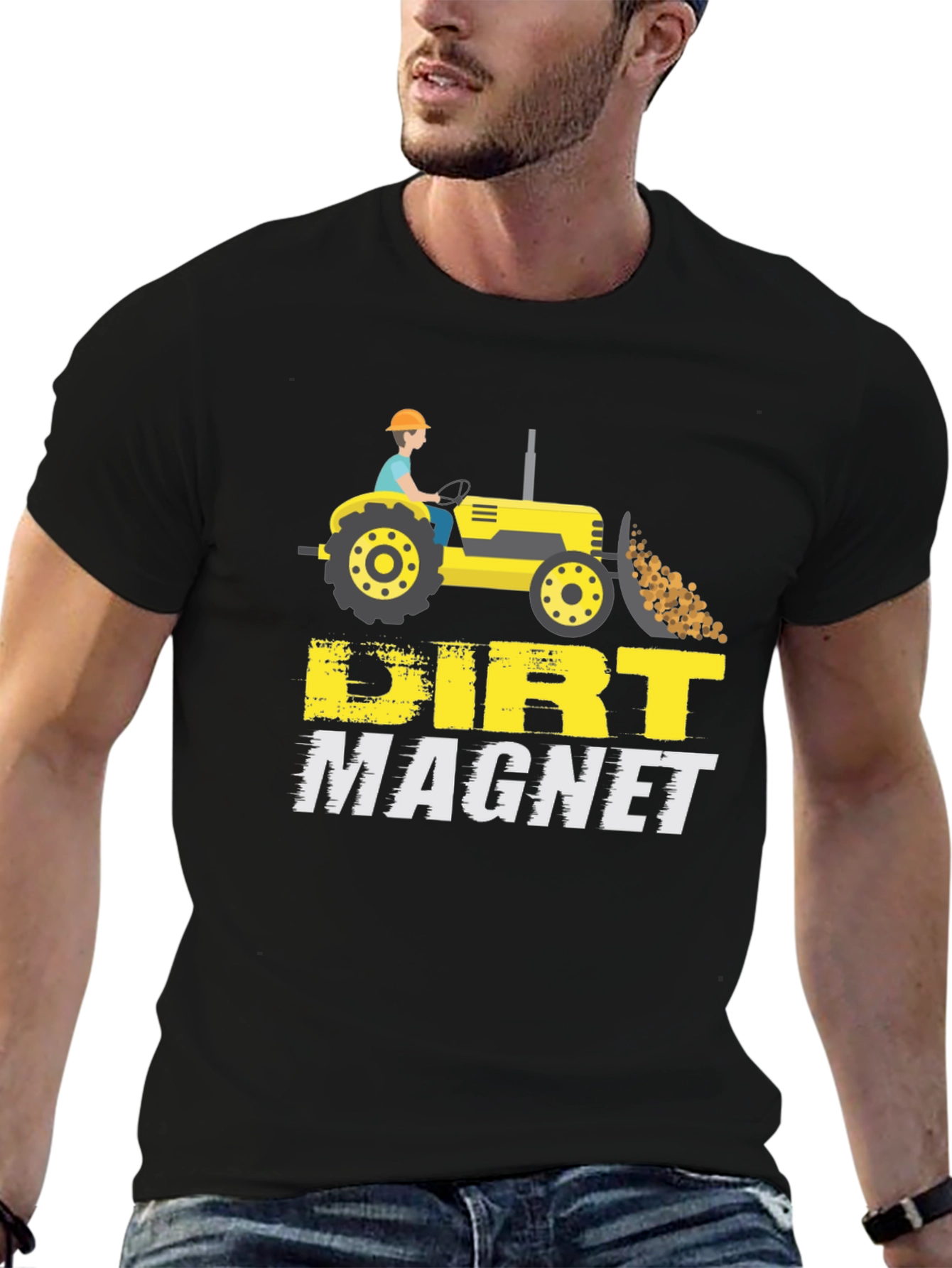 Dirt Magnet Tractor T-Shirt | Funny Farm Tee