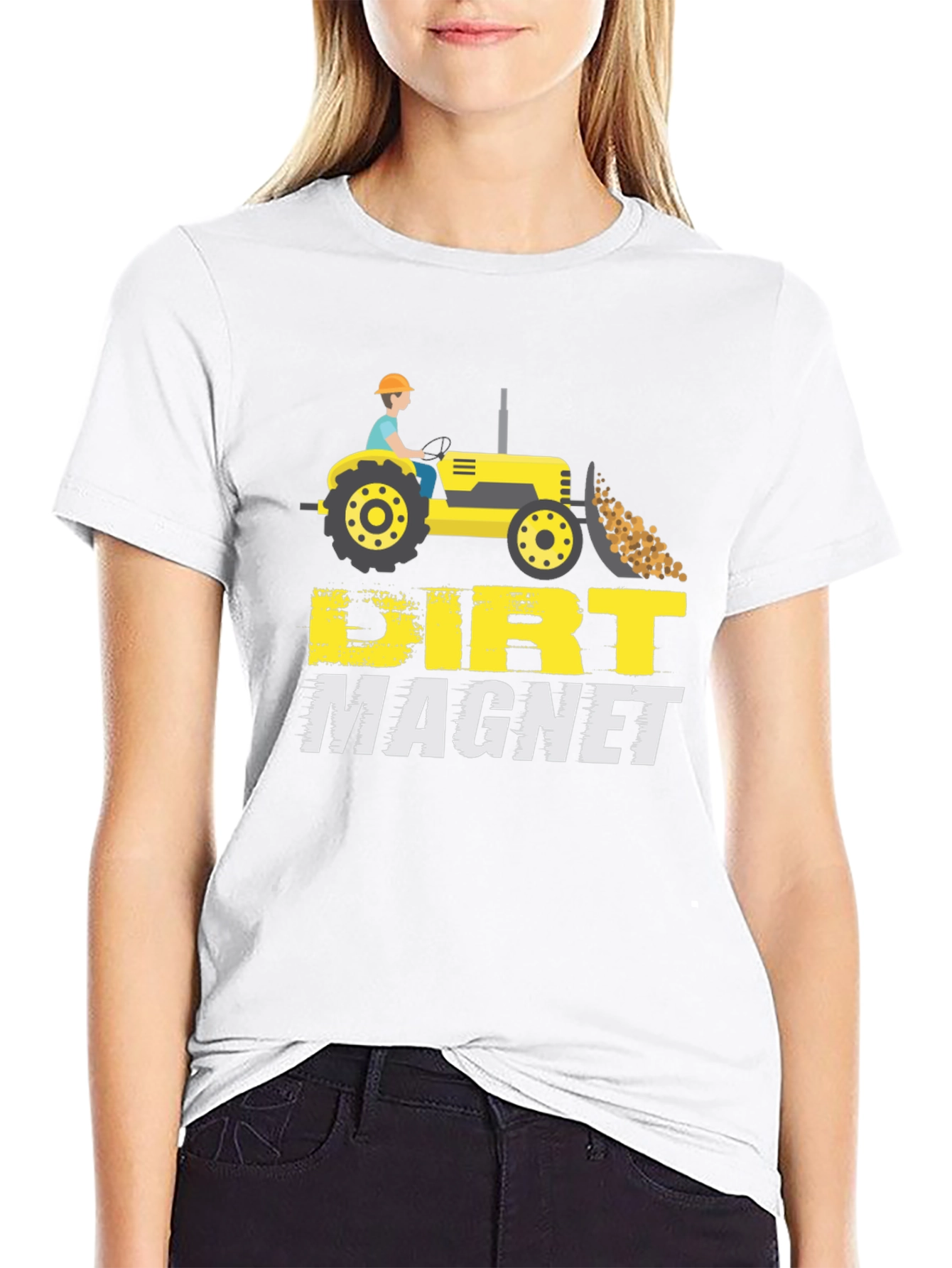 Dirt Magnet Tractor T-Shirt | Funny Farm Tee