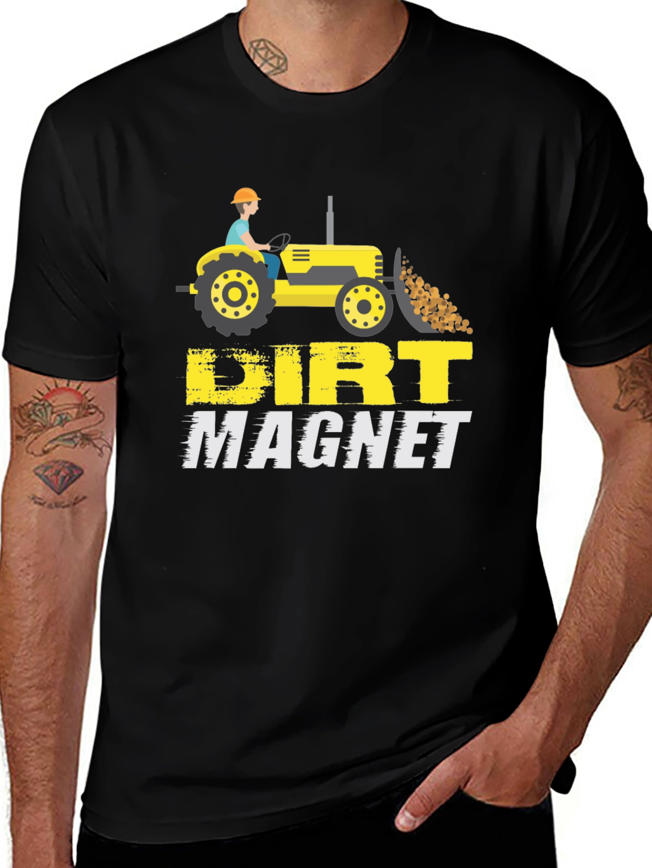 Dirt Magnet Tractor T-Shirt | Funny Farm Tee