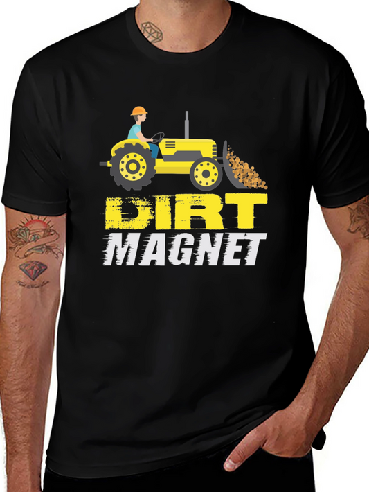 Dirt Magnet Tractor T-Shirt | Funny Farm Tee
