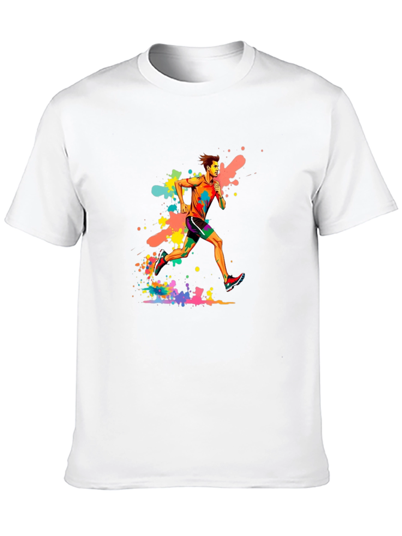 Runner Graphic Black T-Shirt