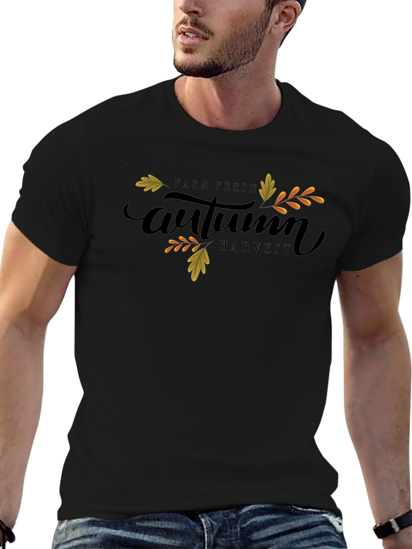 Autumn Harvest Graphic Tee - Farm Fresh Seasonal Shirt