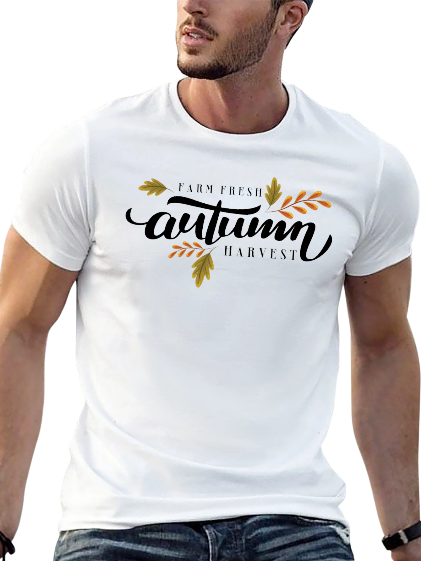 Autumn Harvest Graphic Tee - Farm Fresh Seasonal Shirt