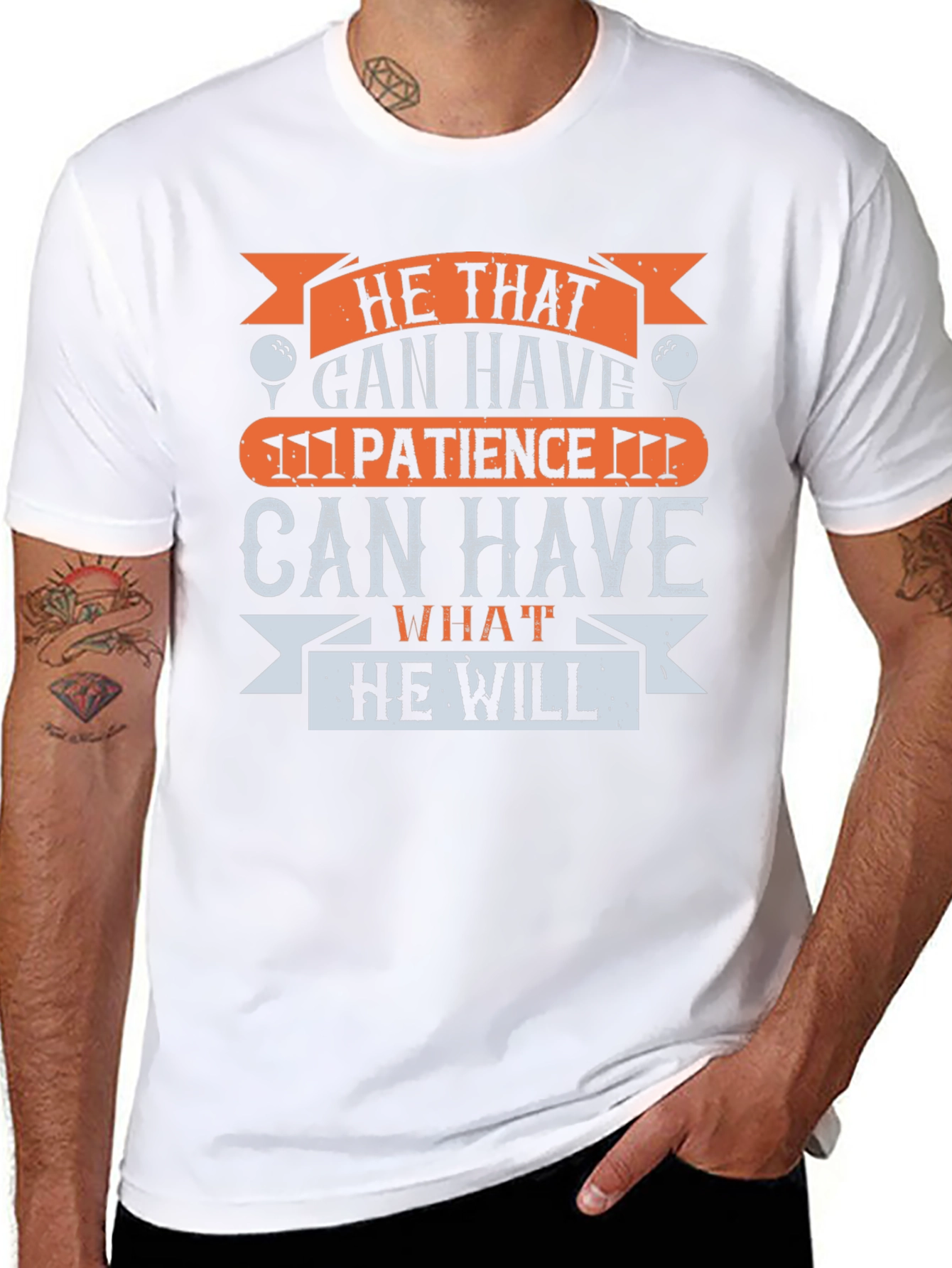 Golf Patience T-Shirt - He That Can Have