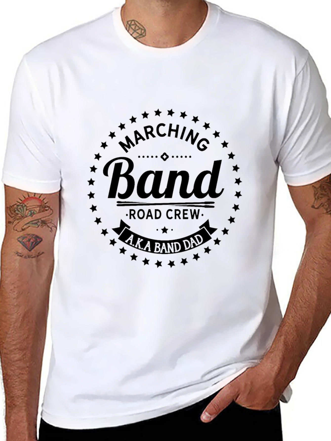 Marching Band Road Crew A.K.A Band Dad T-Shirt