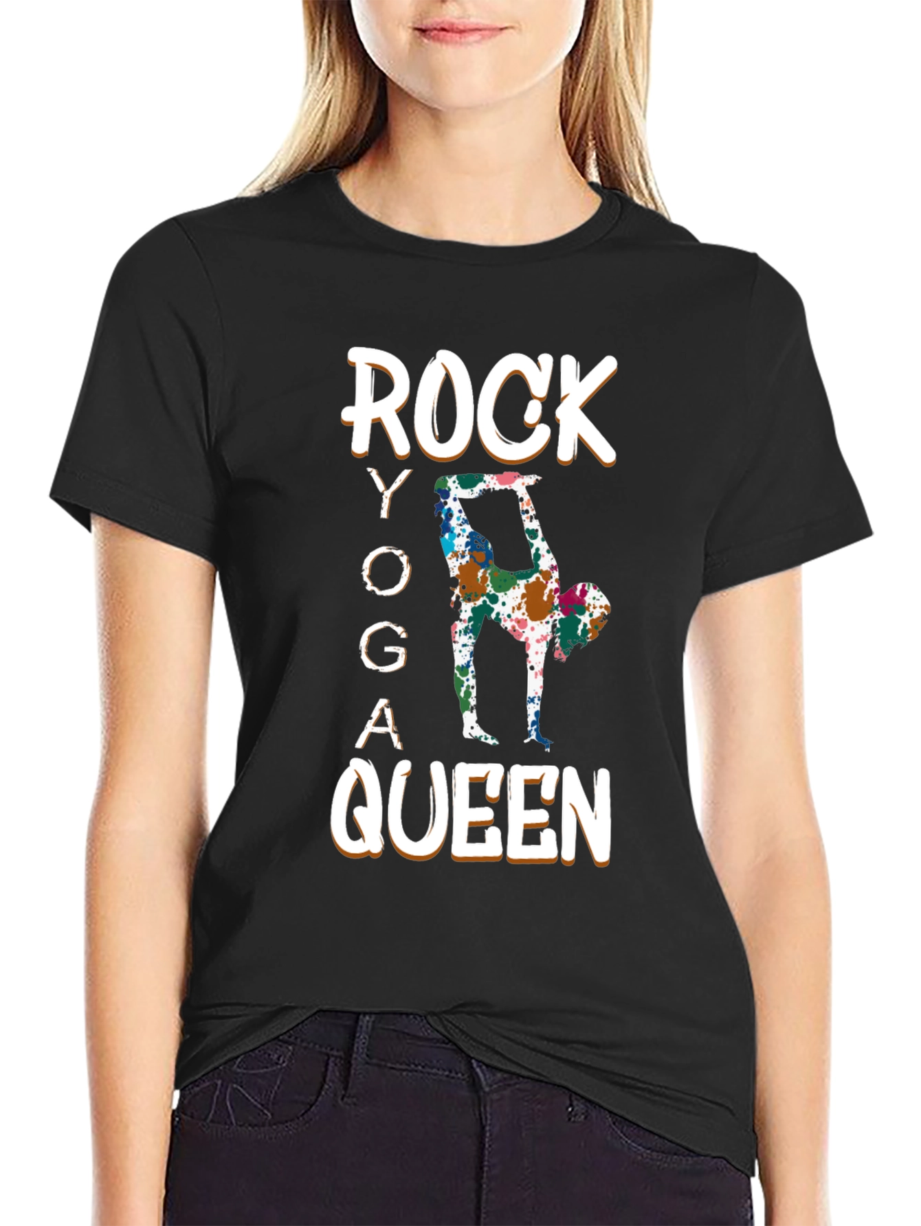 Rock Yoga Queen Graphic T-Shirt