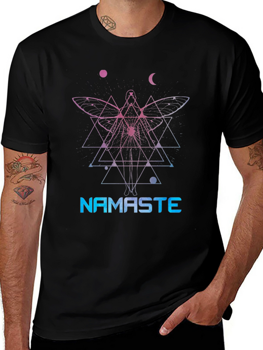 Namaste Graphic T-Shirt - Spiritual Style