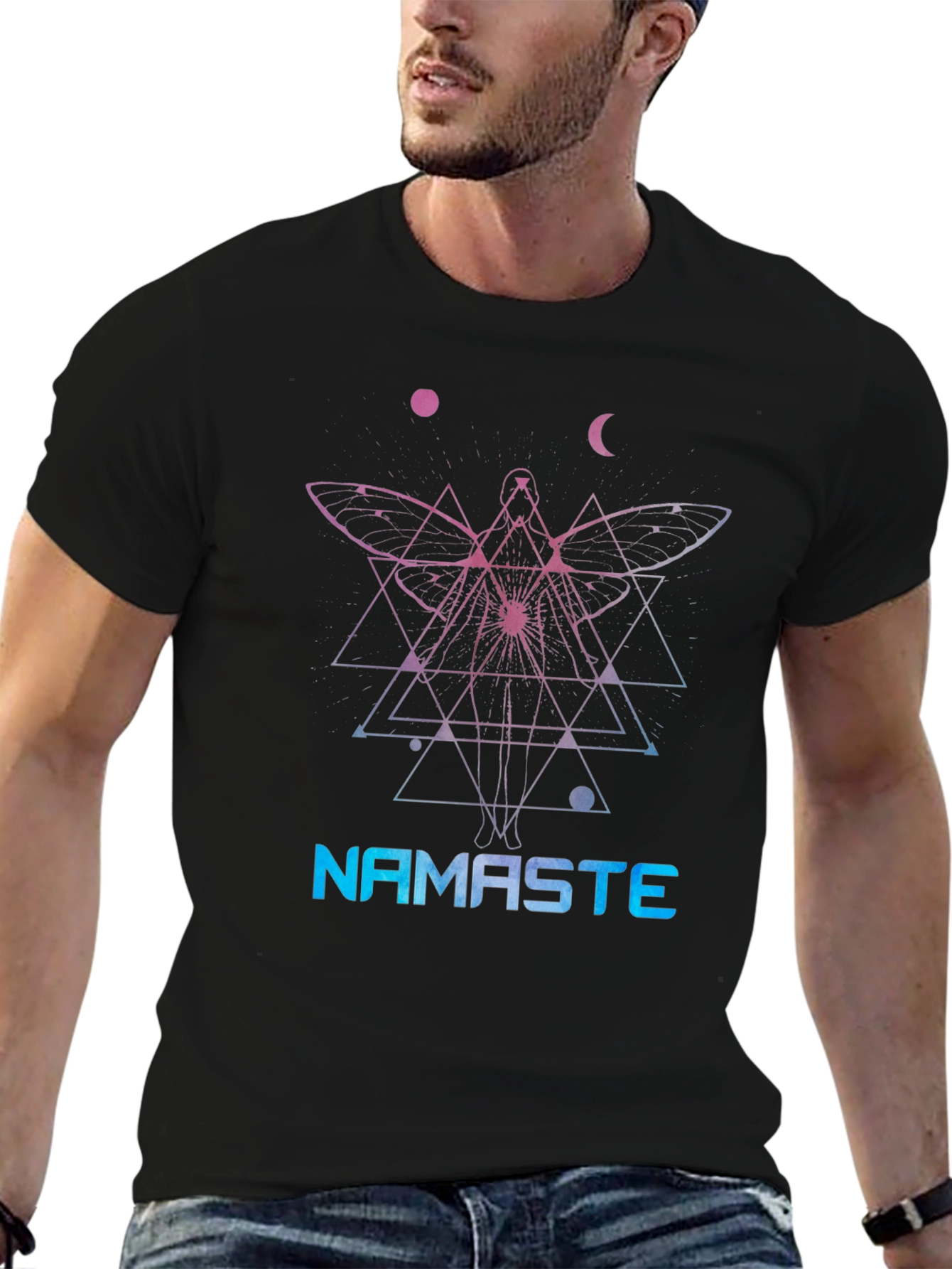 Namaste Graphic T-Shirt - Spiritual Style