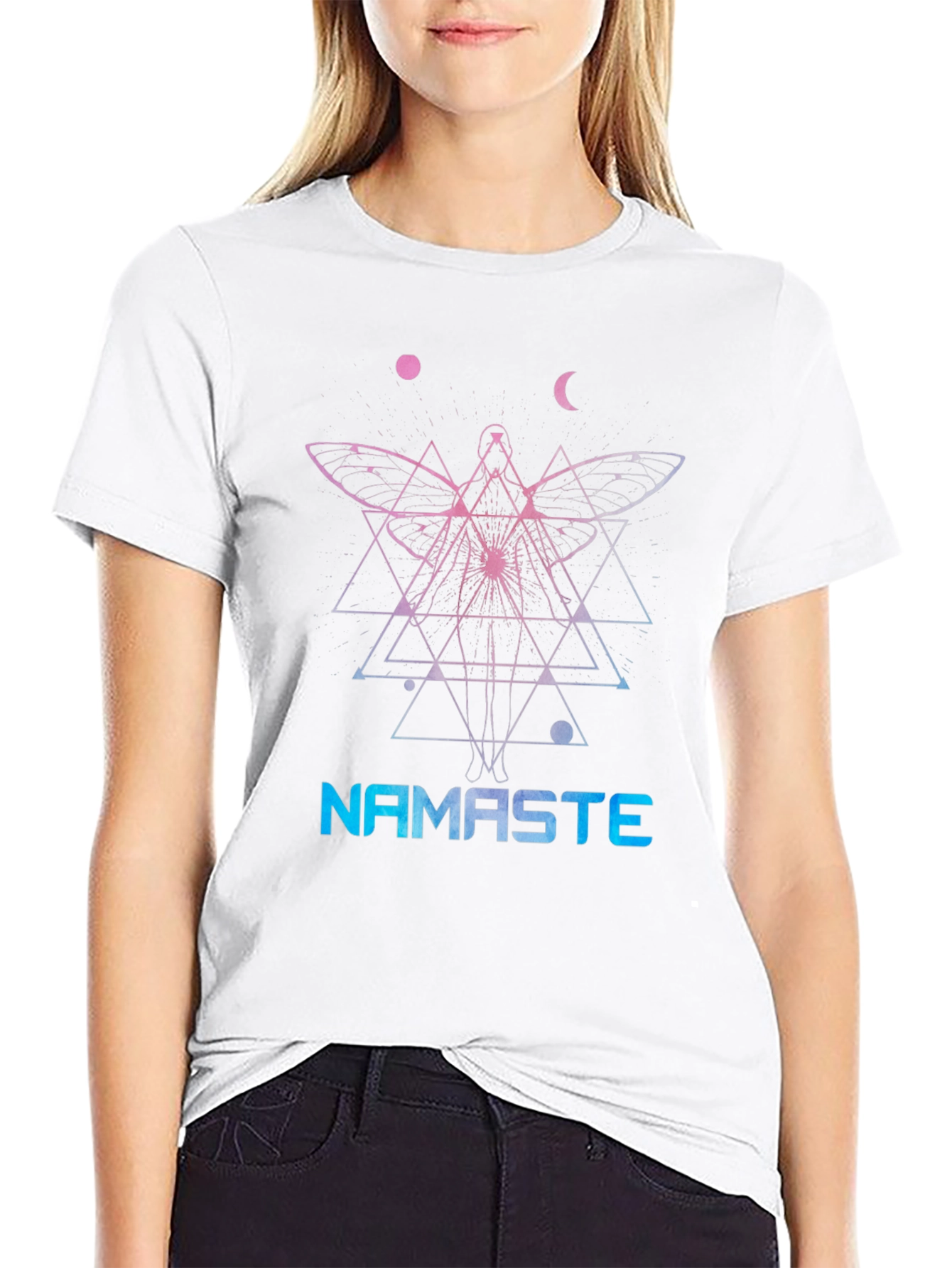 Namaste Graphic T-Shirt - Spiritual Style
