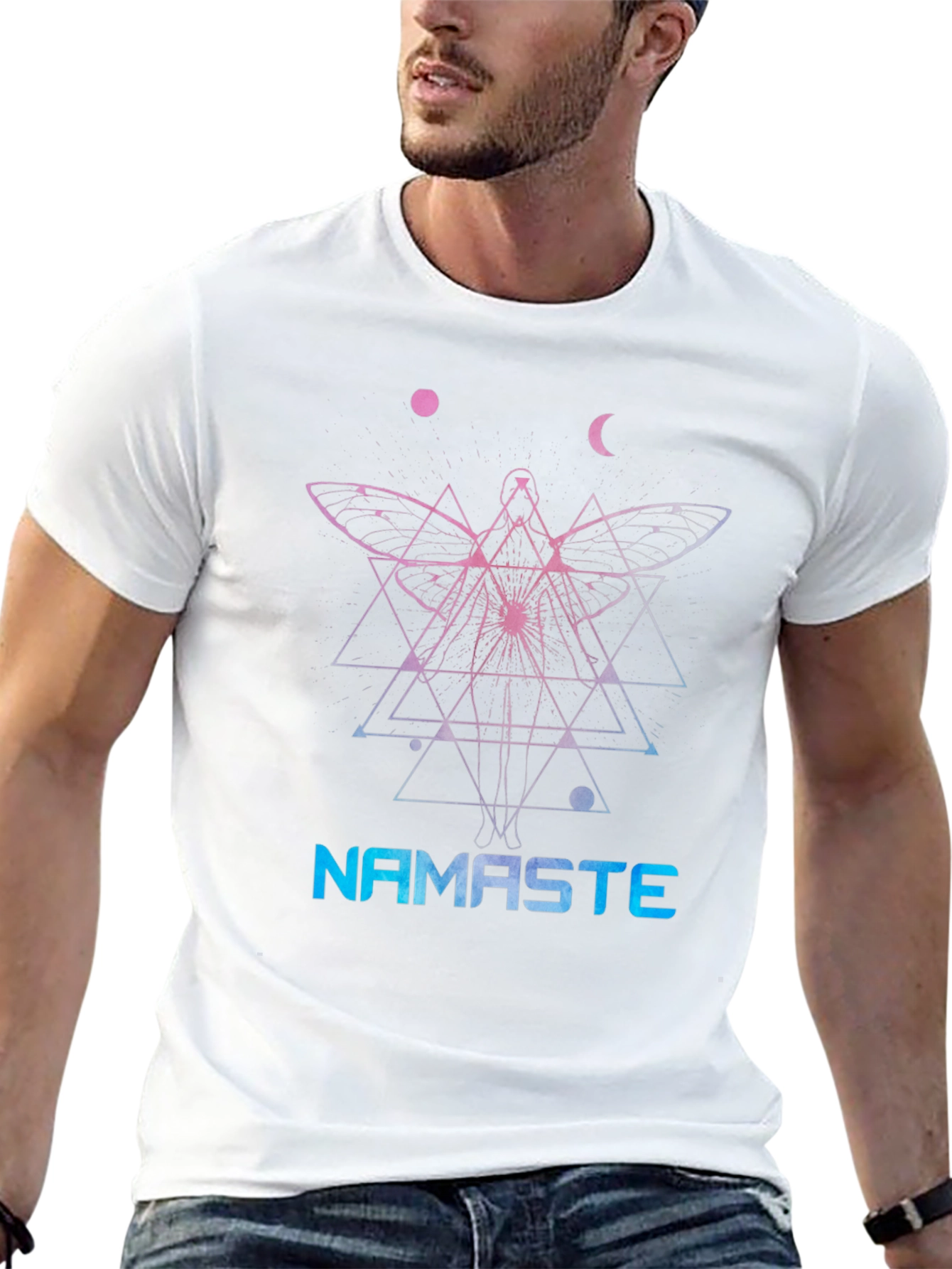Namaste Graphic T-Shirt - Spiritual Style