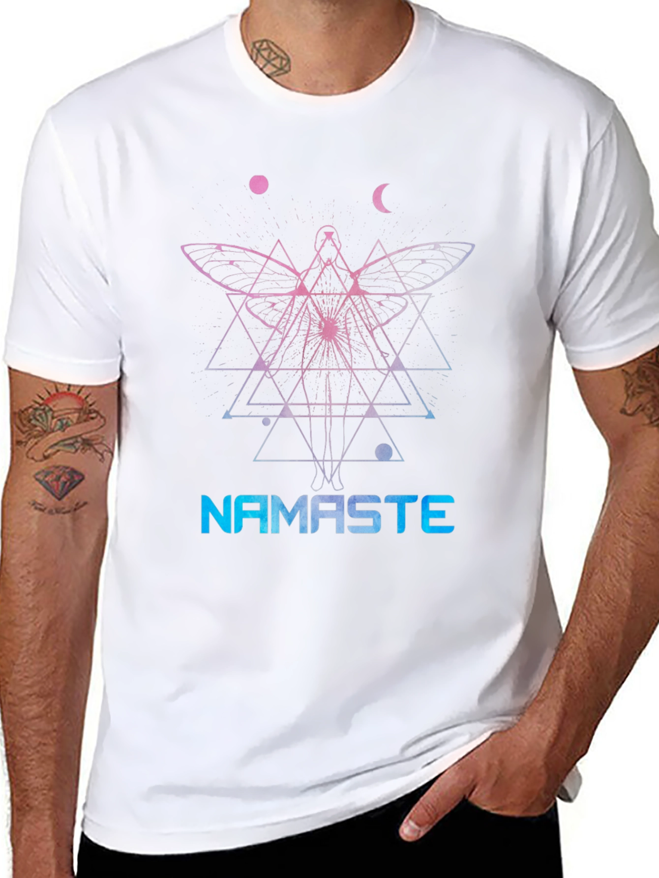 Namaste Graphic T-Shirt - Spiritual Style