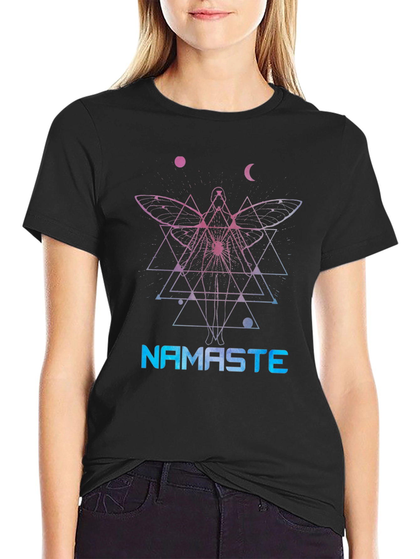 Namaste Graphic T-Shirt - Spiritual Style
