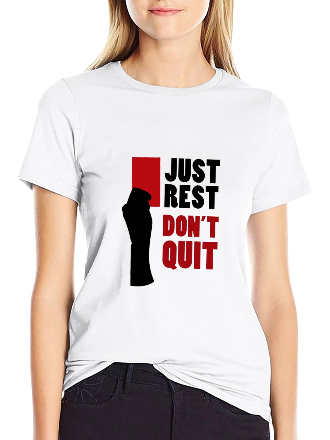 Just Rest Dont Quit Graphic Tee