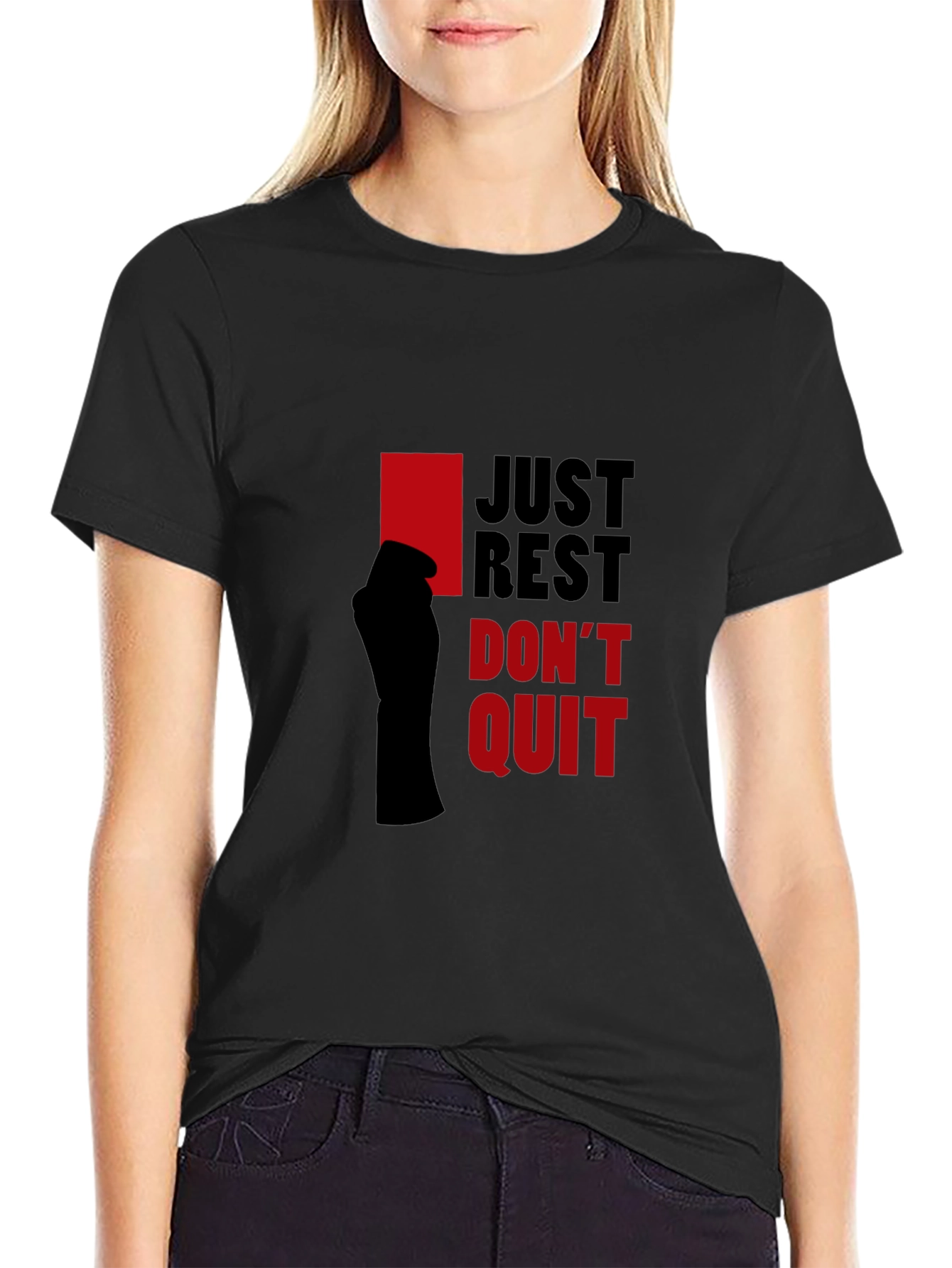 Just Rest Dont Quit Graphic Tee