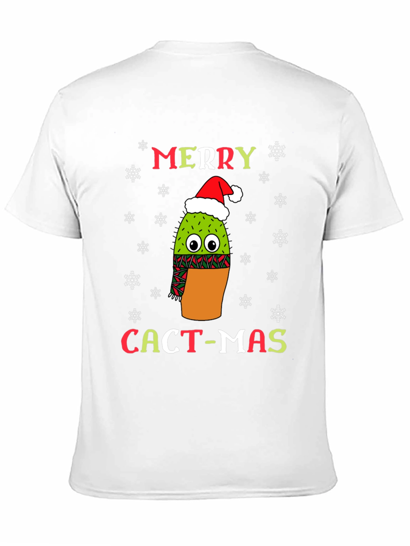 Merry Cact-Mas T-Shirt Funny Cactus Christmas Tee