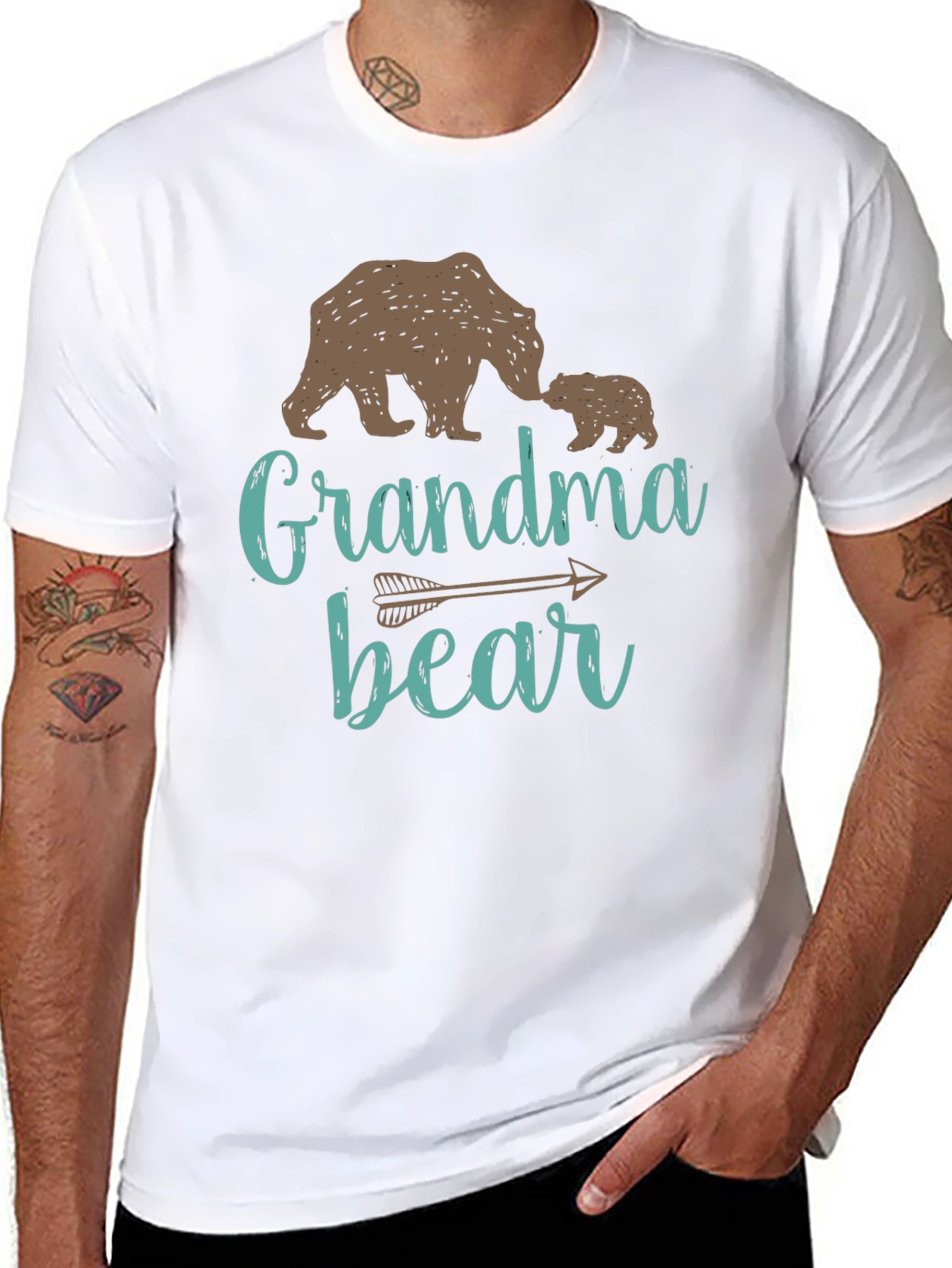 Grandma Bear Graphic T-Shirt