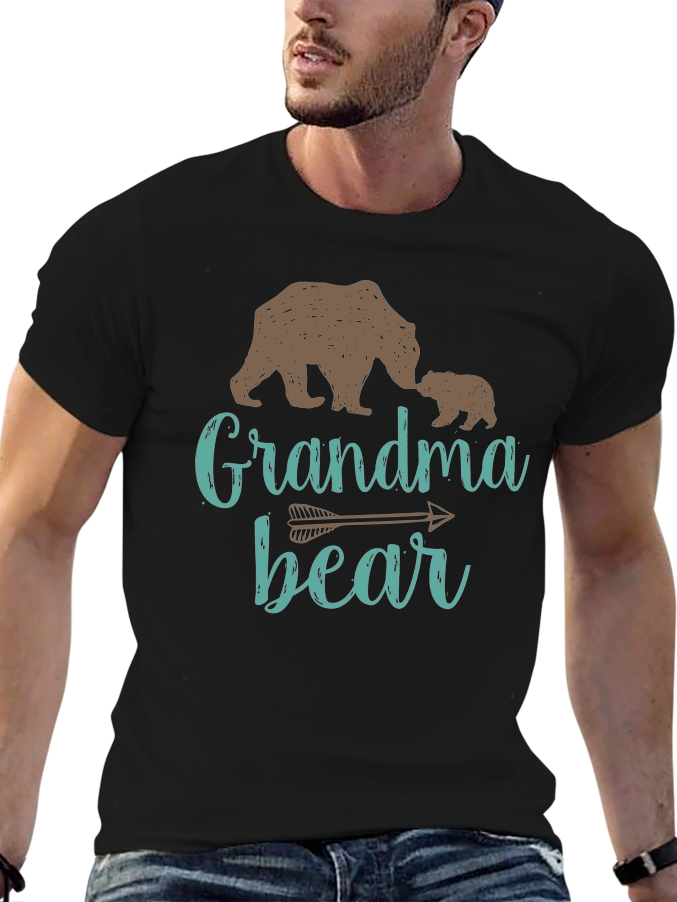 Grandma Bear Graphic T-Shirt