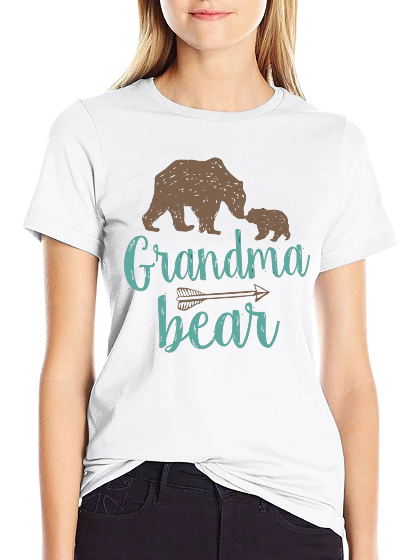 Grandma Bear Graphic T-Shirt