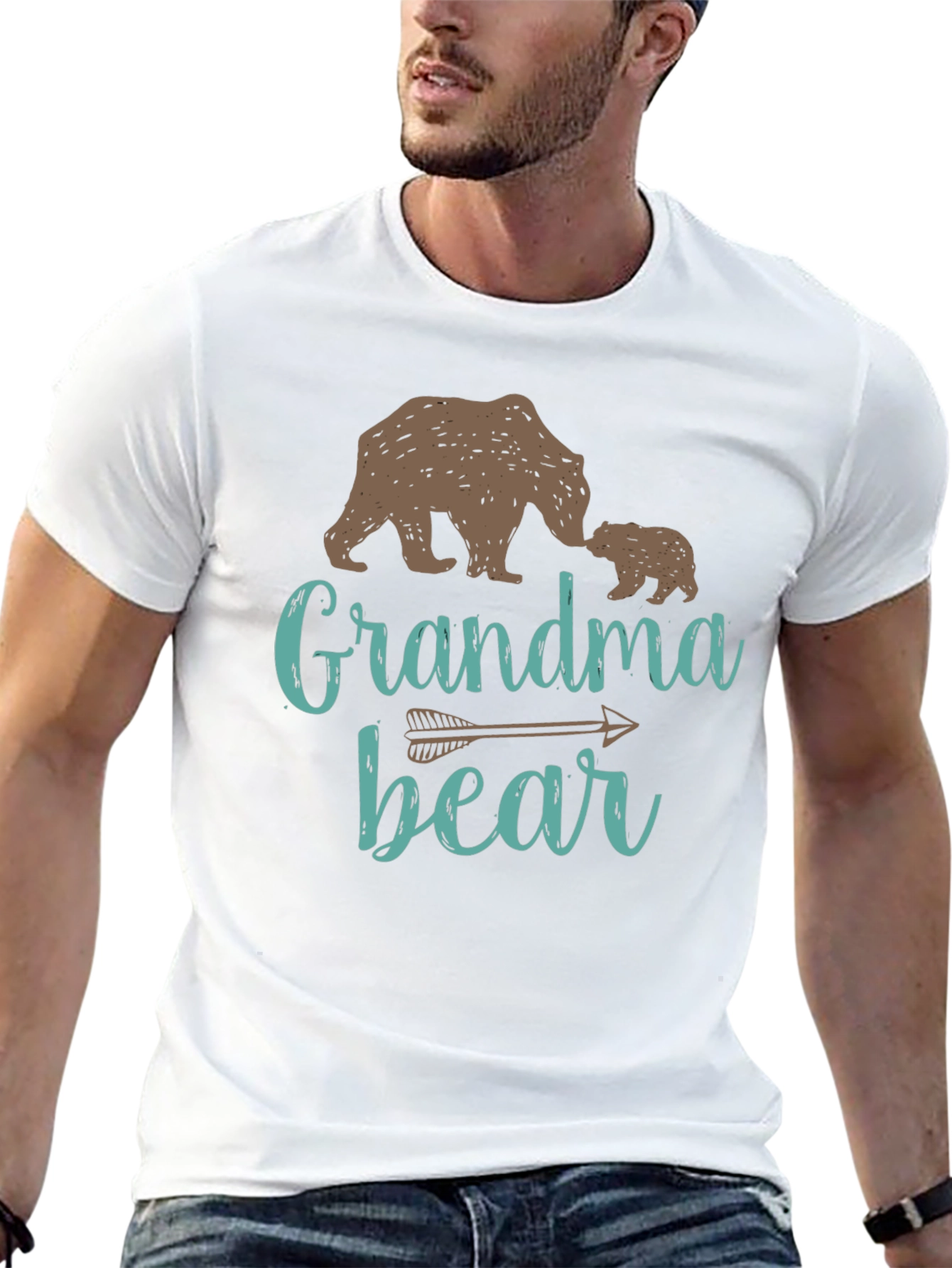 Grandma Bear Graphic T-Shirt