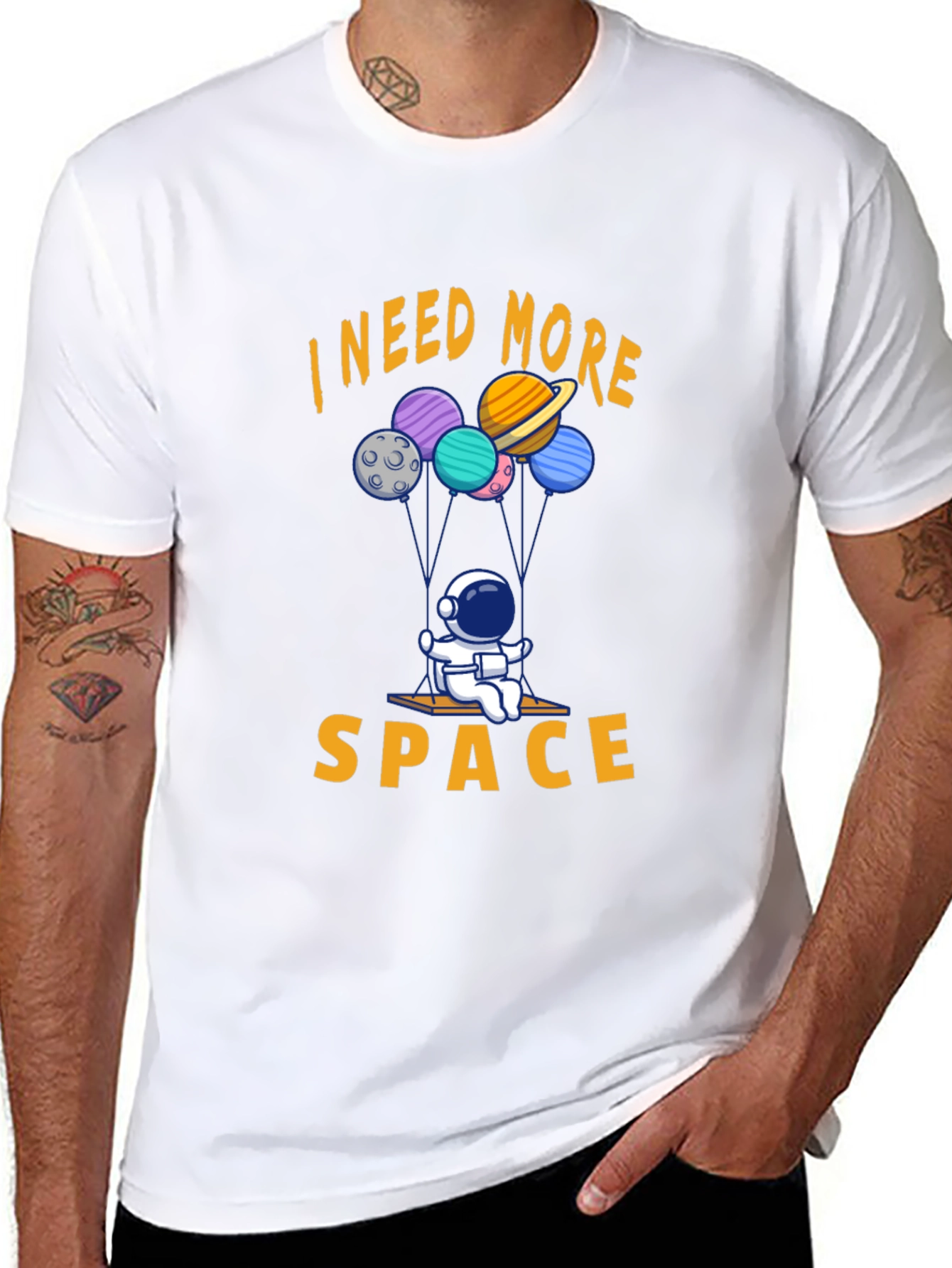 I Need More Space T-Shirt - Astronaut Design