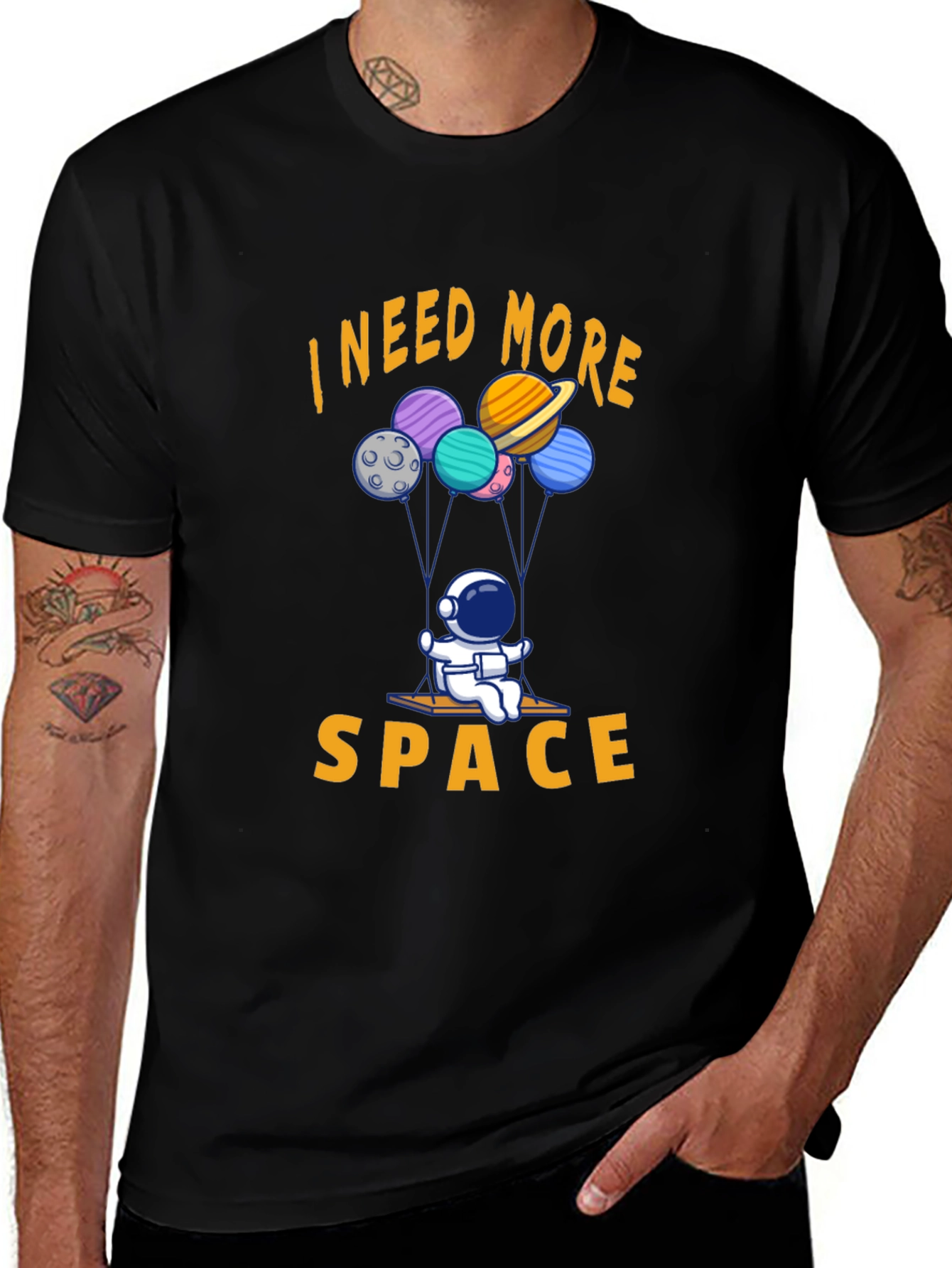 I Need More Space T-Shirt - Astronaut Design