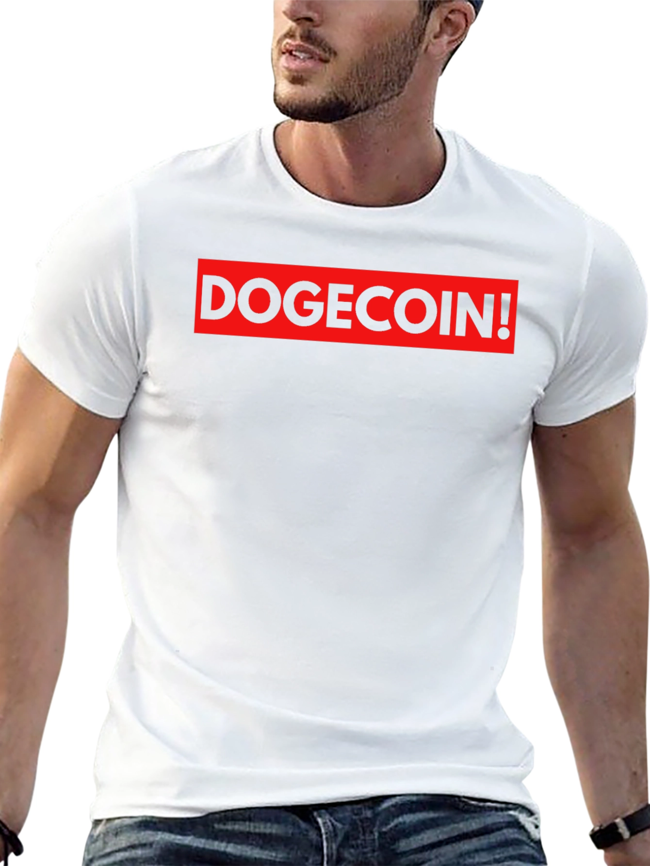 DogeCoin! Black T-Shirt - Meme Crypto Hype