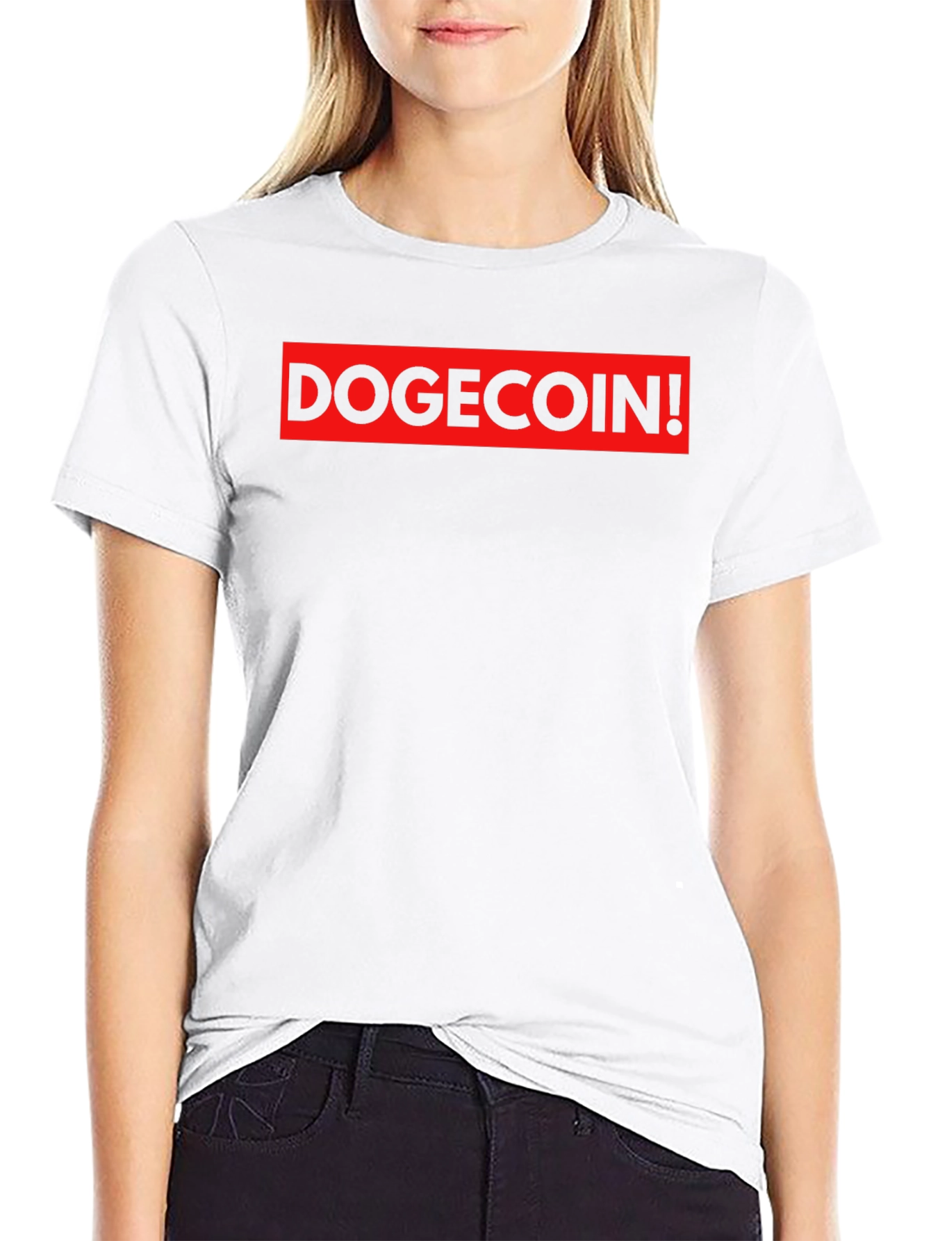 DogeCoin! Black T-Shirt - Meme Crypto Hype