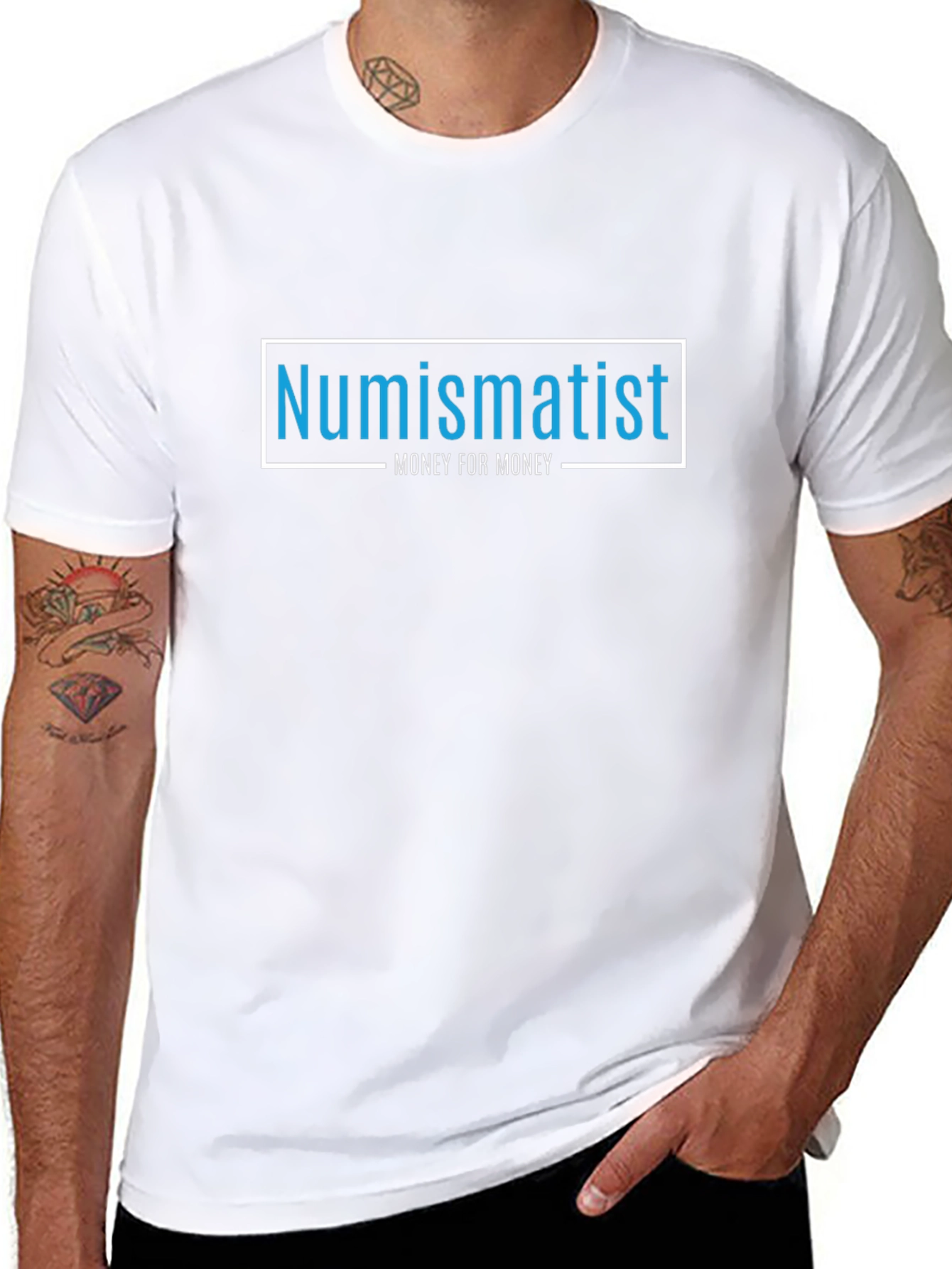 Numismatist - Money for Money - Black T-Shirt
