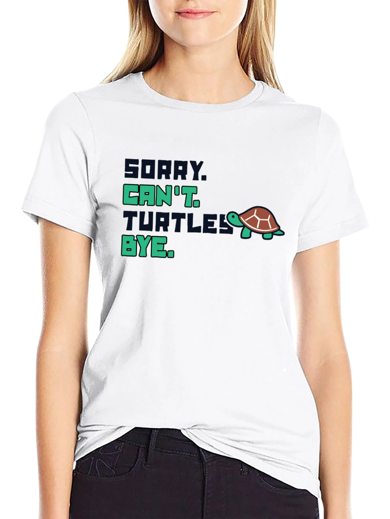 Sorry Cant Turtles Bye T-Shirt