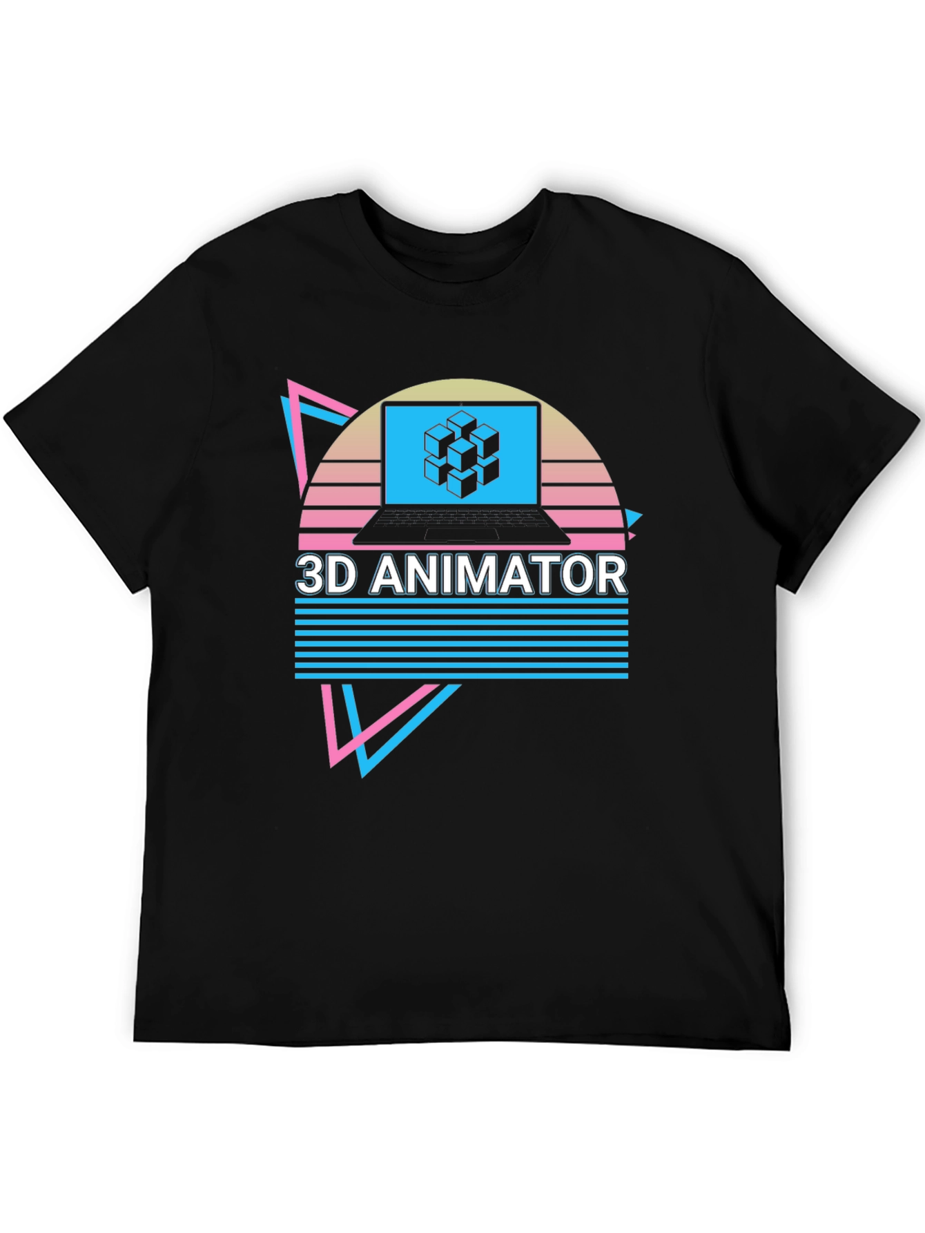 3D Animator Retro Style T-Shirt