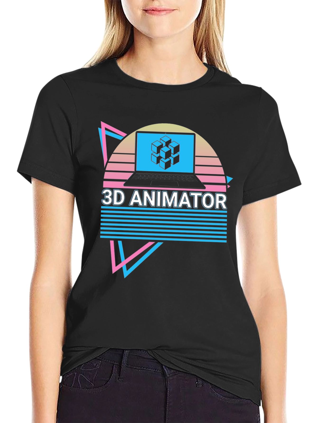 3D Animator Retro Style T-Shirt