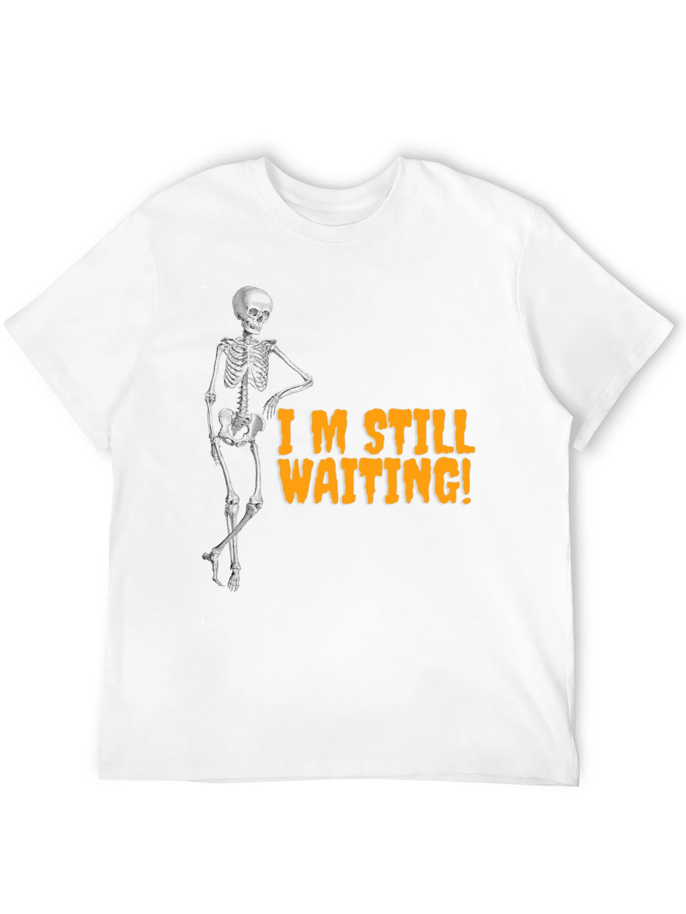 Im Still Waiting Skeleton Graphic T-Shirt