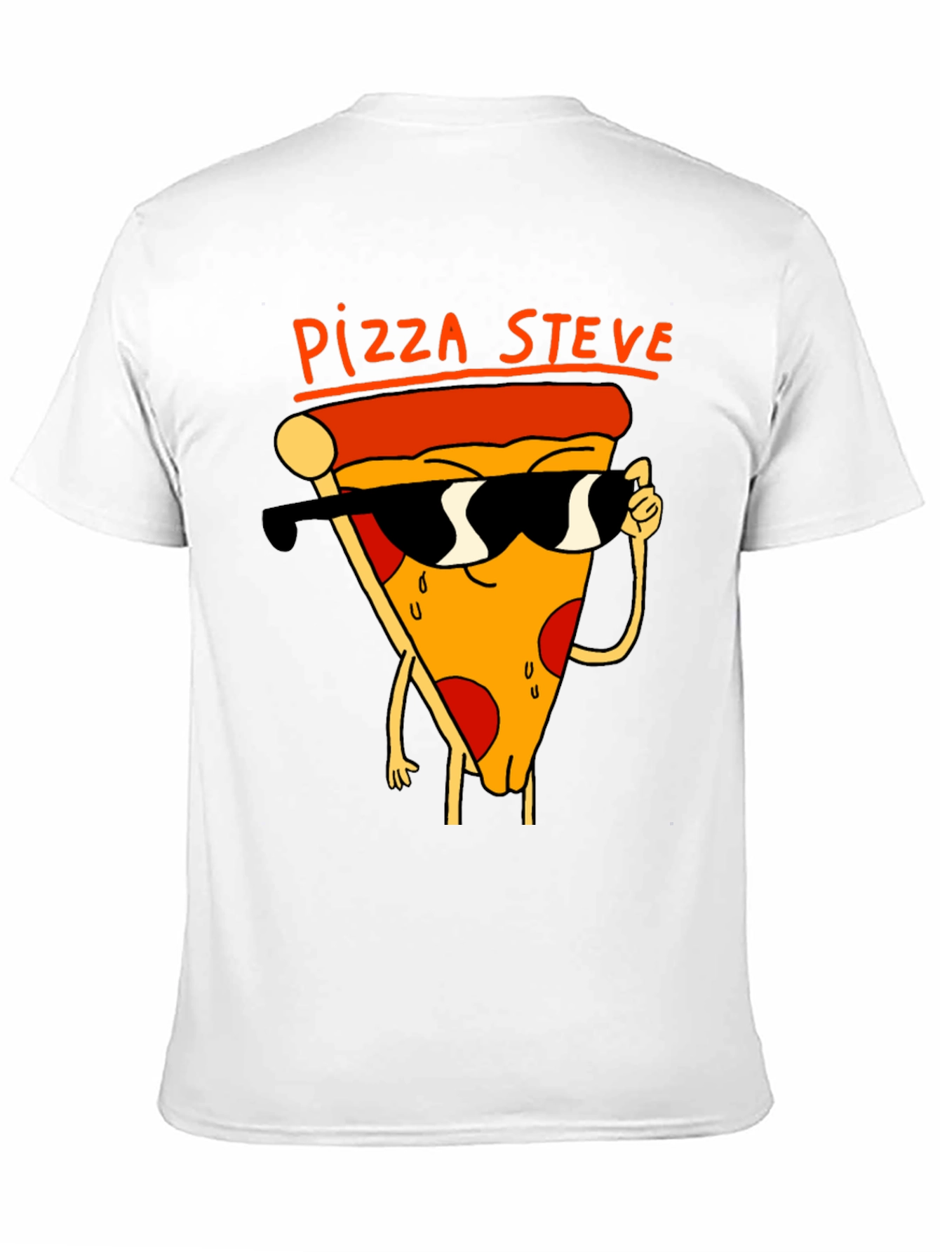 Pizza Steve Black T-Shirt
