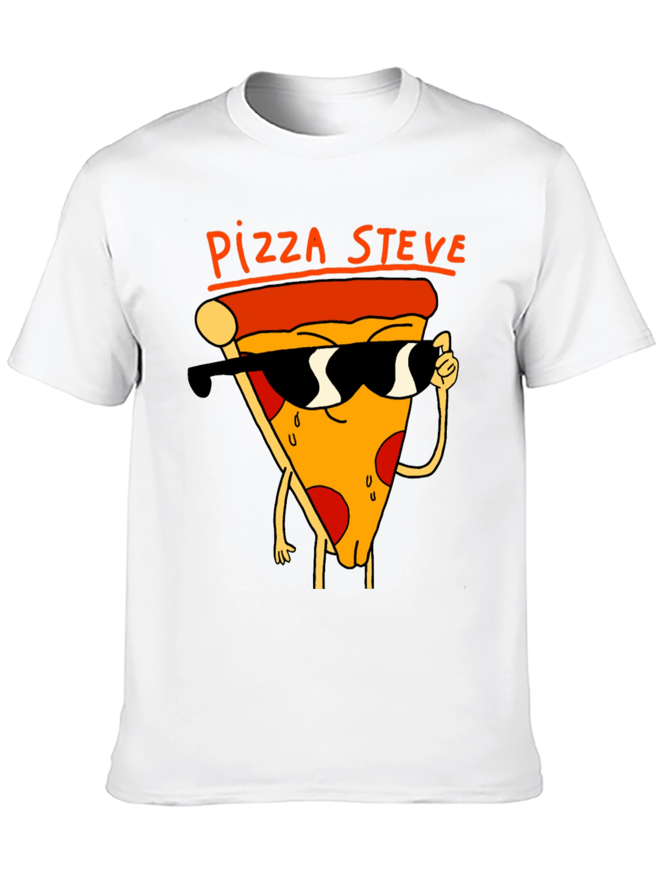 Pizza Steve Black T-Shirt