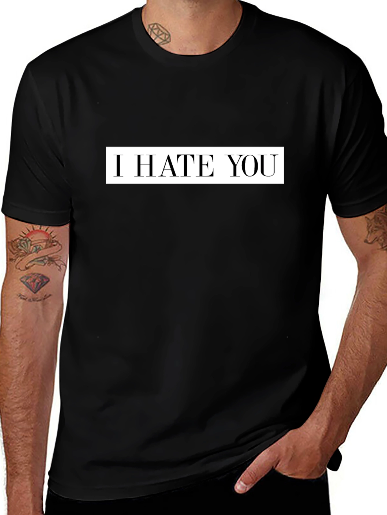 I Hate You Graphic Tee - Bold Statement T-Shirt